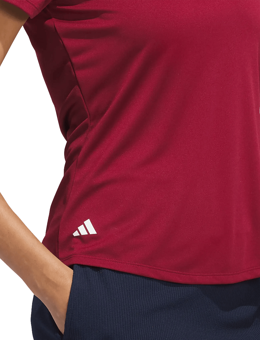 adidas Golf - W PERF SLD SS P - toppar & t-shirts - cburgu - 4