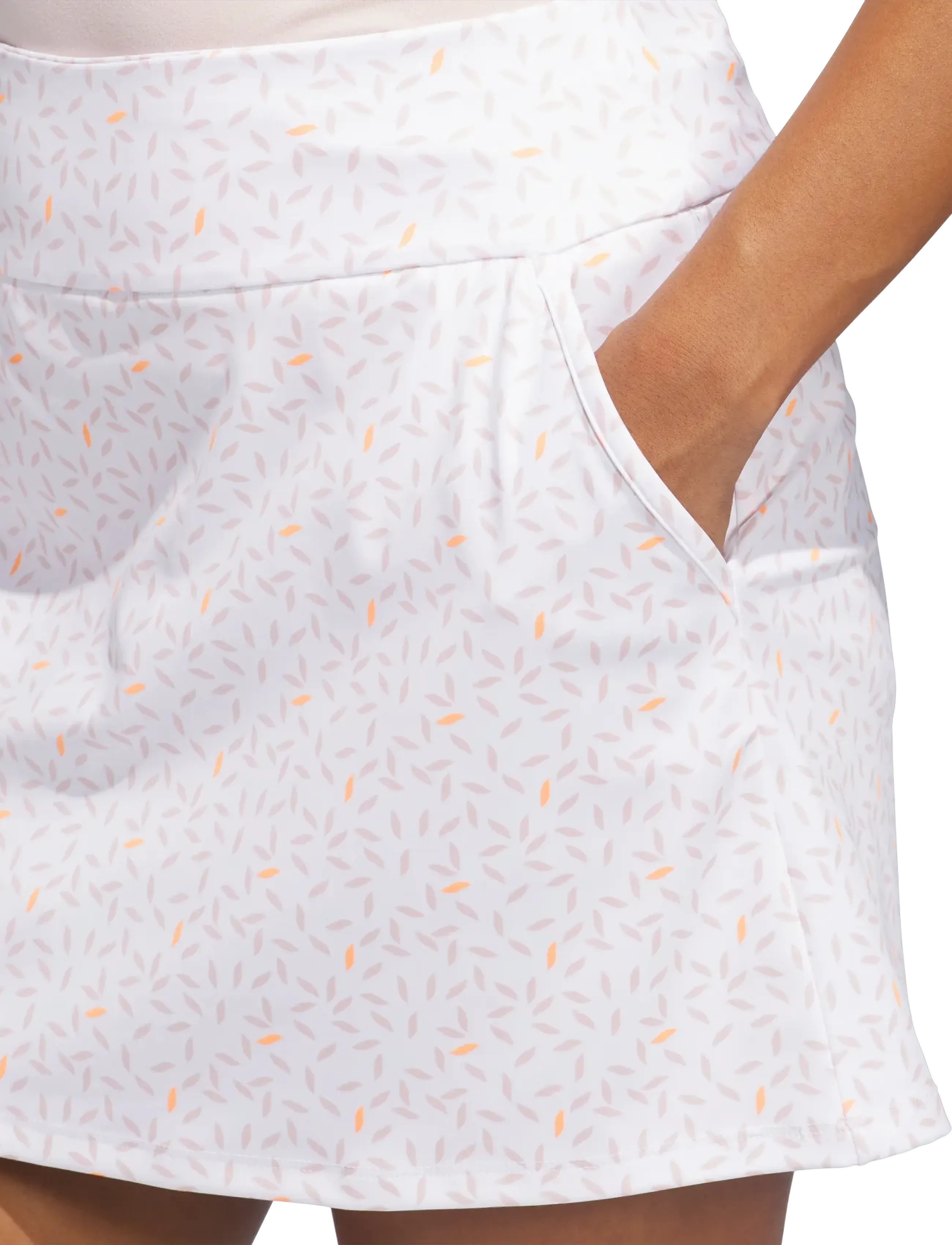 adidas Golf - W ULT PRT SKT - kleider & röcke - white - 3