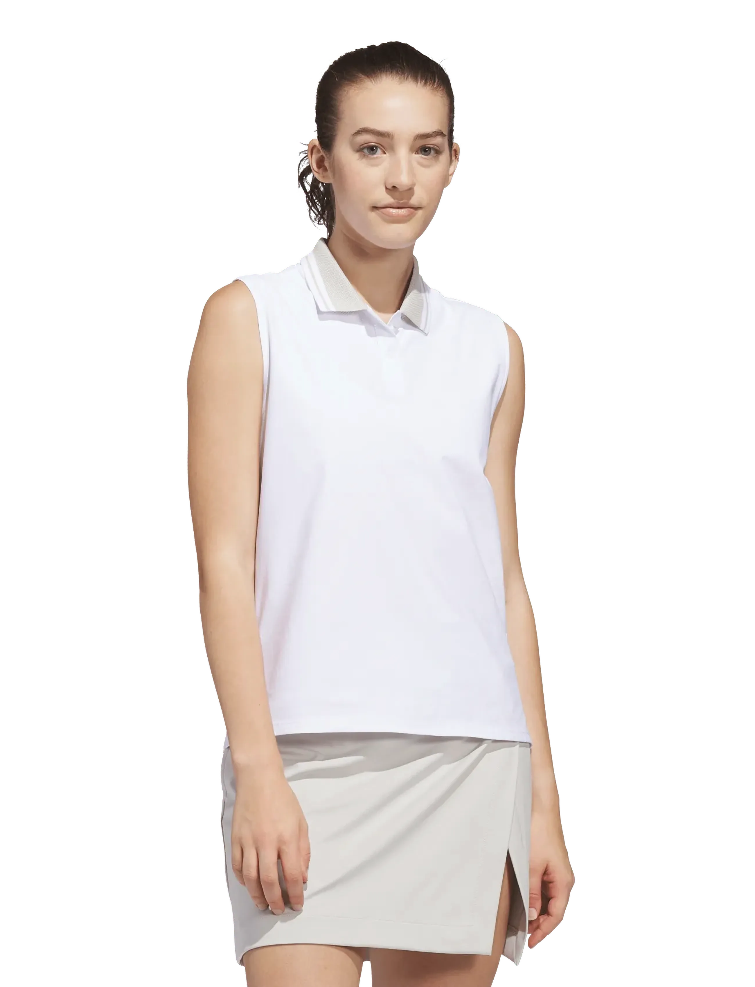 adidas Golf - W  BTC TWST SL - polos - white/wonalu - 2
