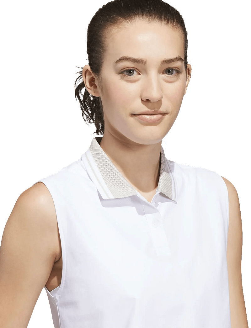 adidas Golf - W BTC TWST SL - oberteile & t-shirts - white/wonalu - 3