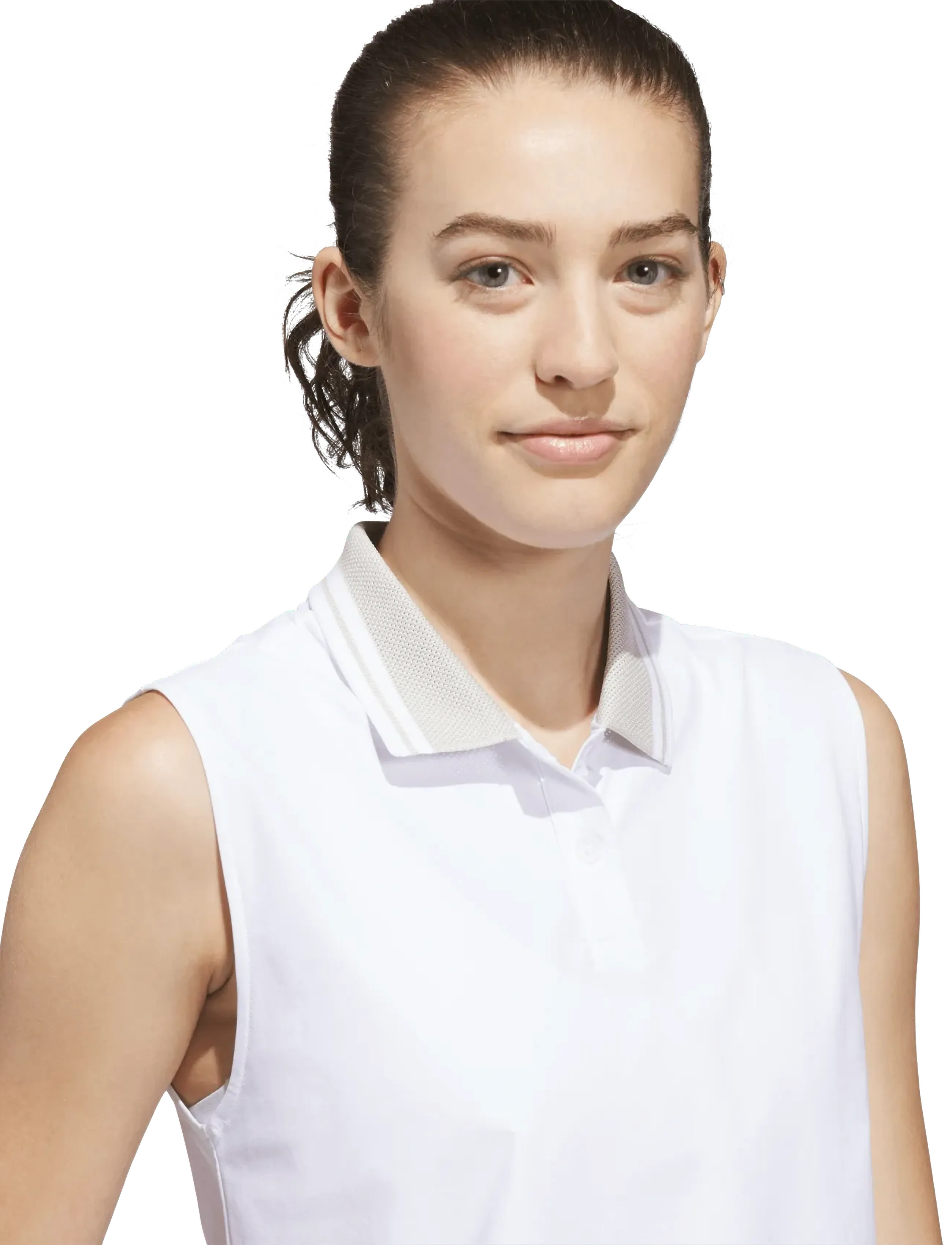 adidas Golf - W  BTC TWST SL - polos - white/wonalu - 3