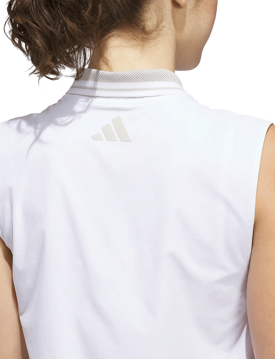 adidas Golf - W BTC TWST SL - tops & t-shirts - white/wonalu - 4