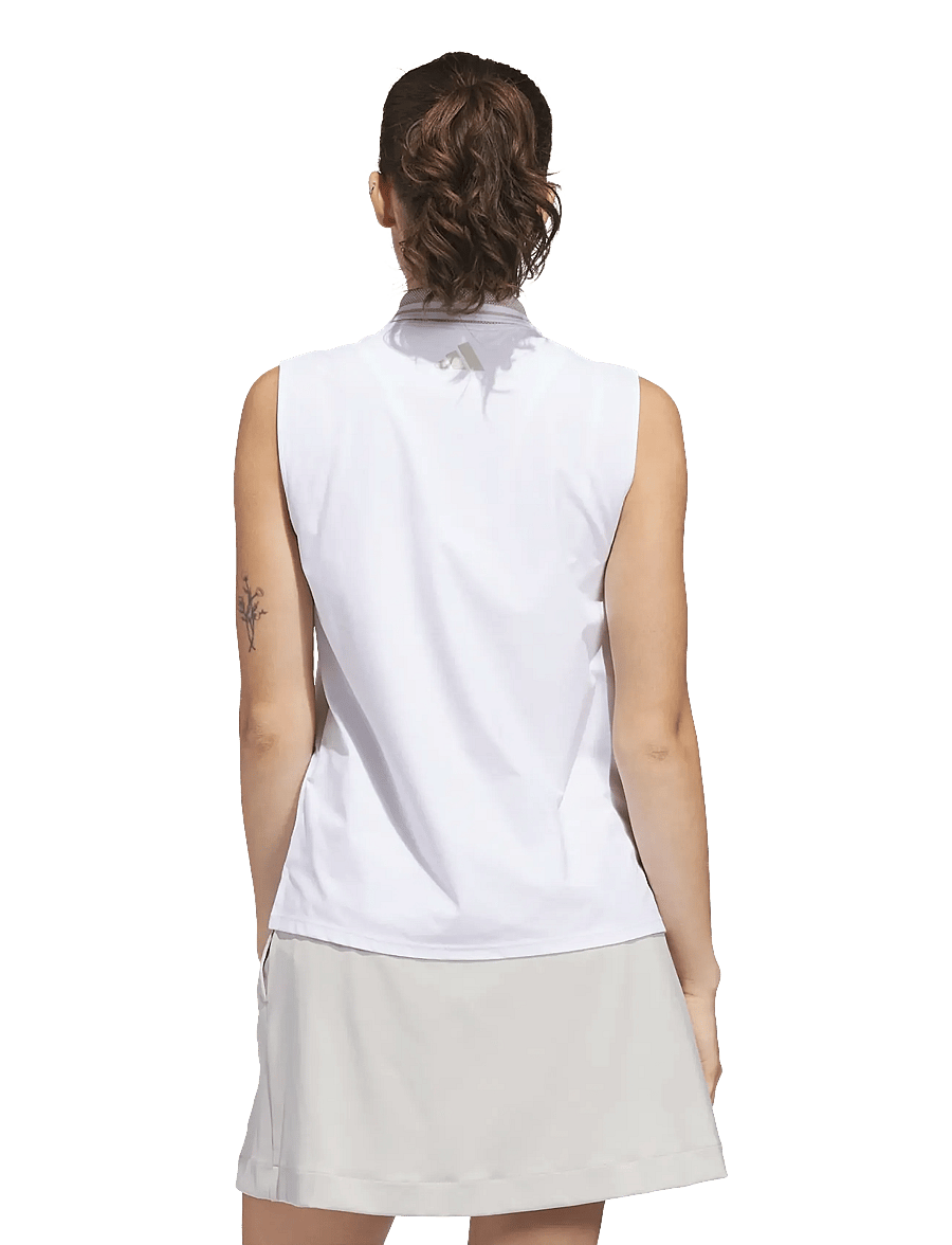 adidas Golf - W BTC TWST SL - tops & t-shirts - white/wonalu - 5
