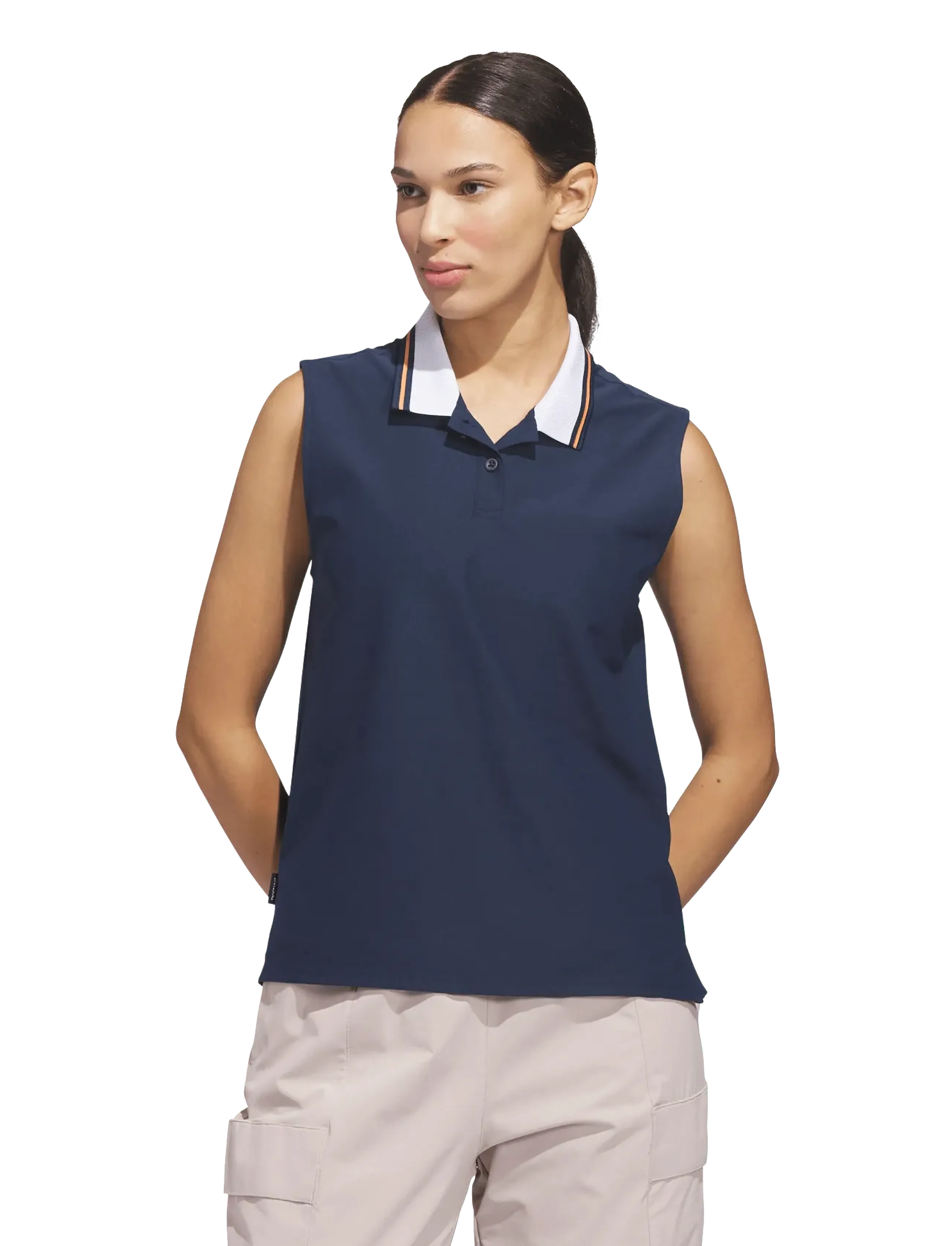 adidas Golf - W BTC TWST SL - oberteile & t-shirts - conavy/duor - 3