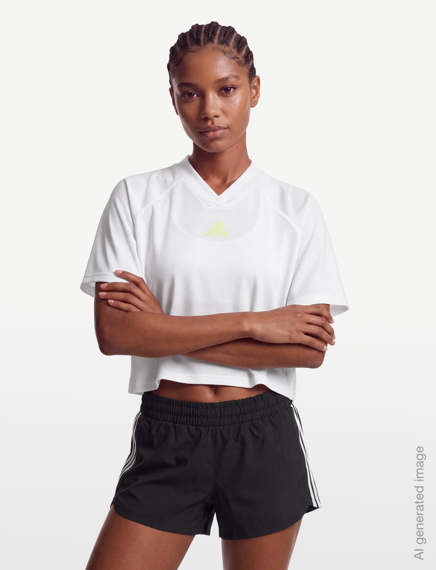 adidas Golf - W BTC SS TOP - t-shirts - white - 3