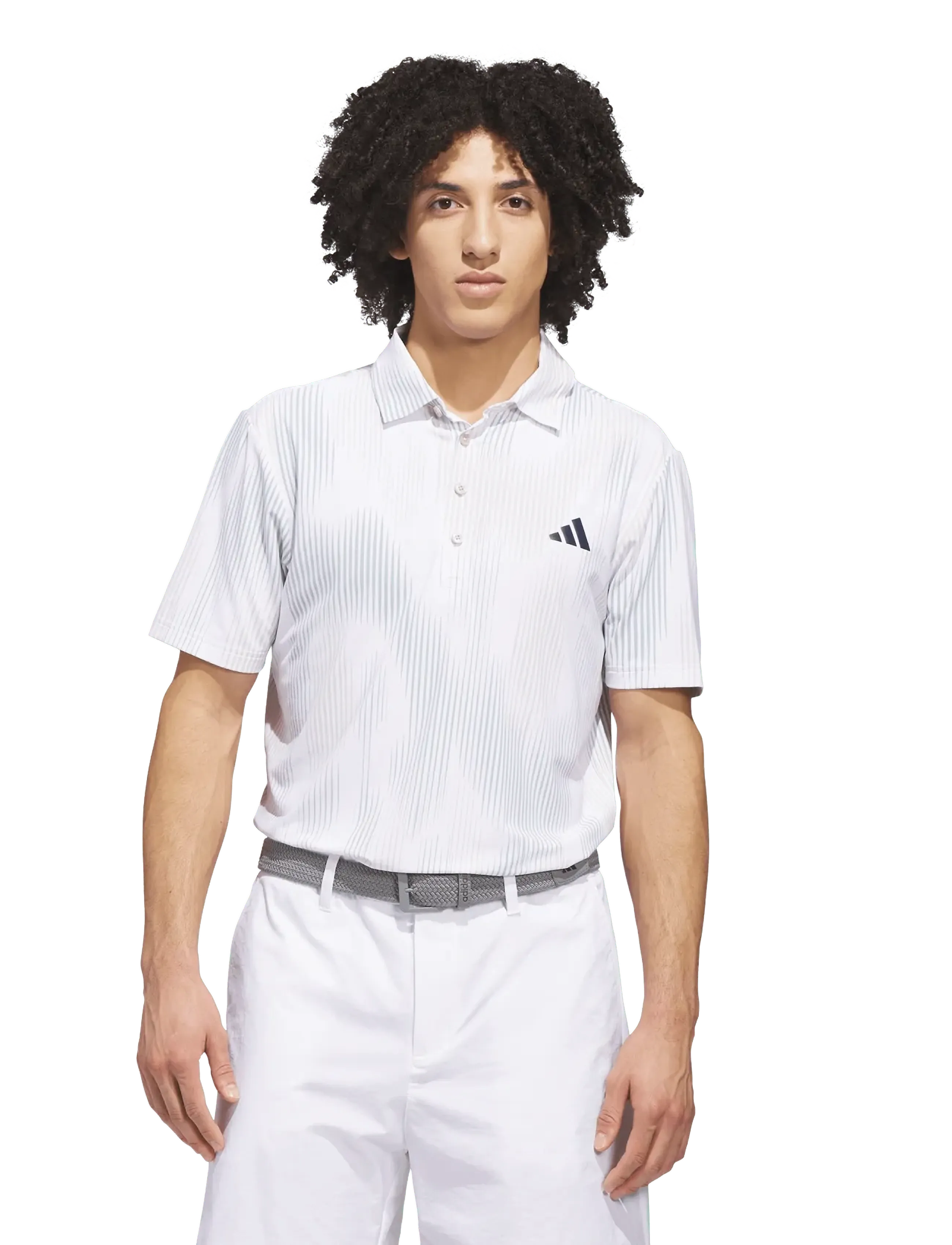 adidas Golf Tour Cool Feel, Mænd, Kortærmet Polo T-shirt, Hvid, Str: S