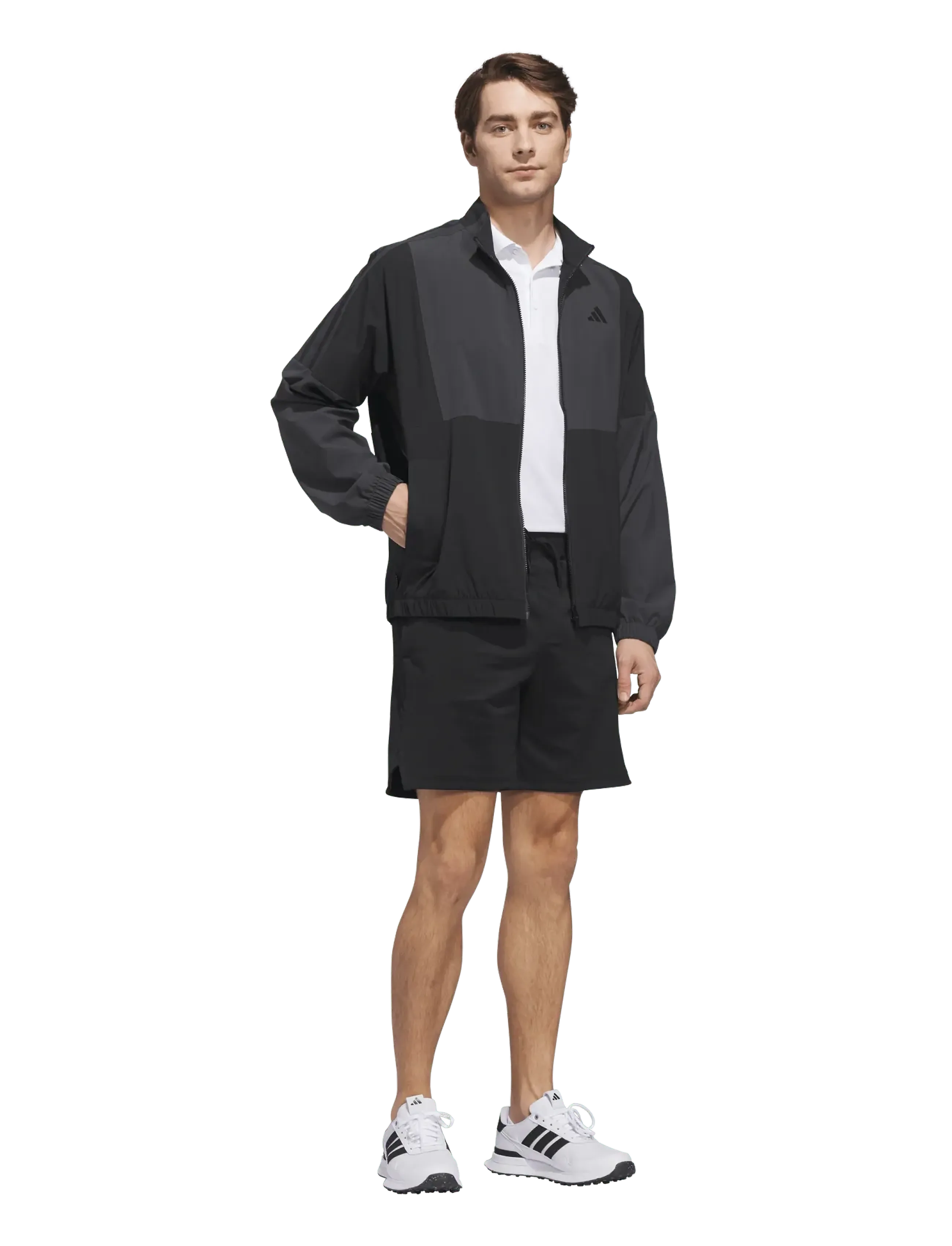 adidas Golf Btc Windbreaker, Vindjakke, Sort, Str: M