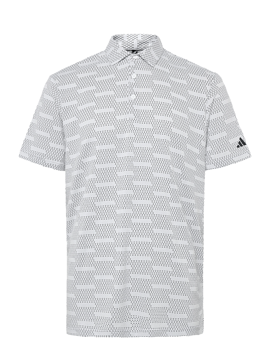 adidas Golf - ULT JACQUARD - oberteile & t-shirts - white - 1