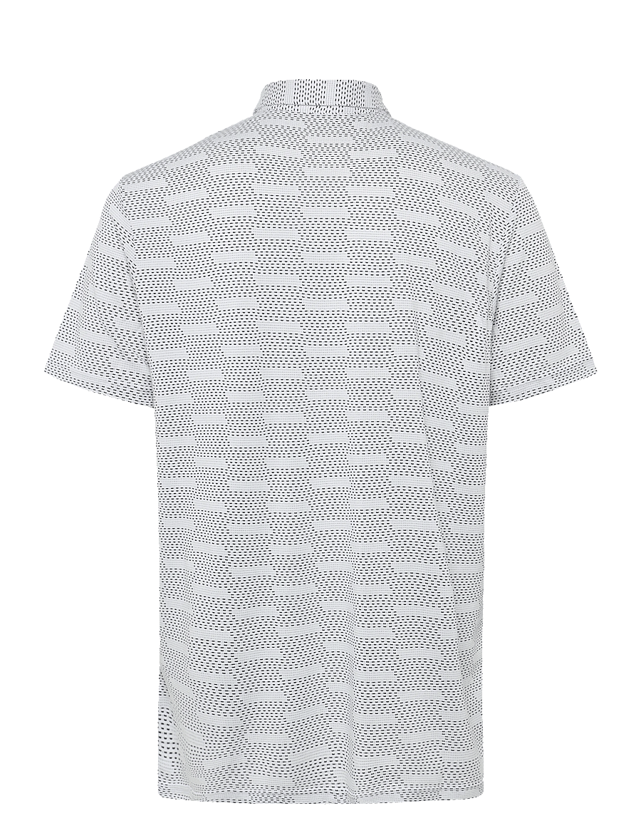 adidas Golf - ULT JACQUARD - oberteile & t-shirts - white - 2