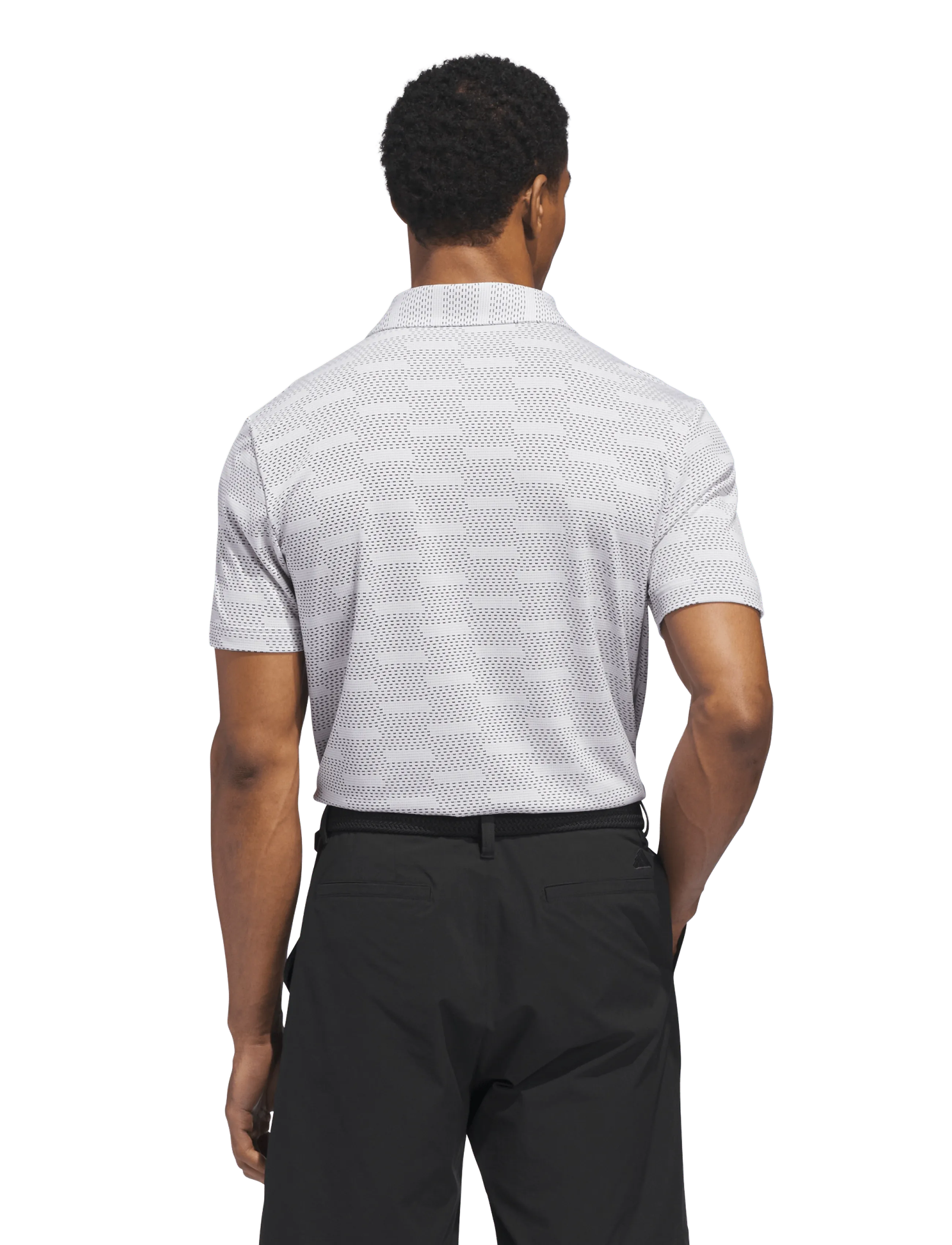 adidas Golf - ULT JACQUARD - short-sleeved polos - white - 3