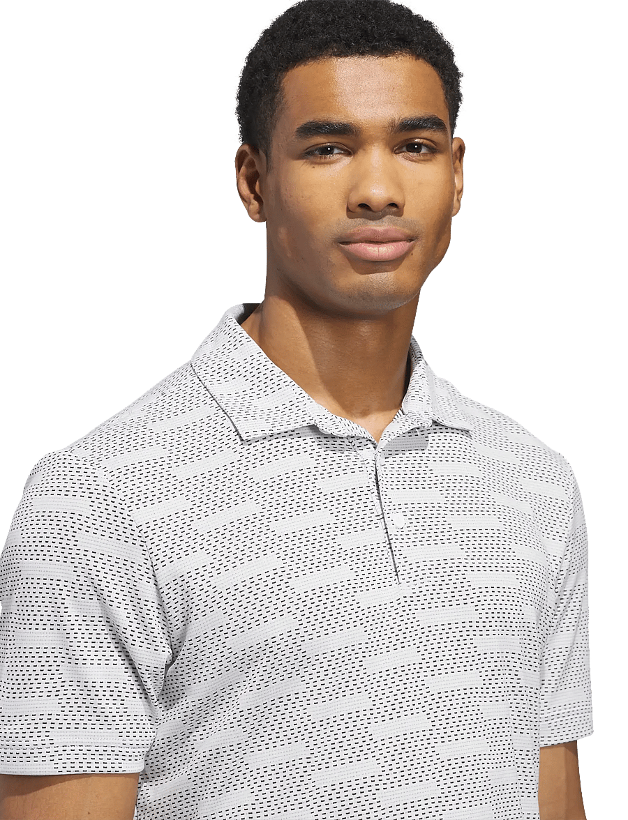 adidas Golf - ULT JACQUARD - oberteile & t-shirts - white - 3