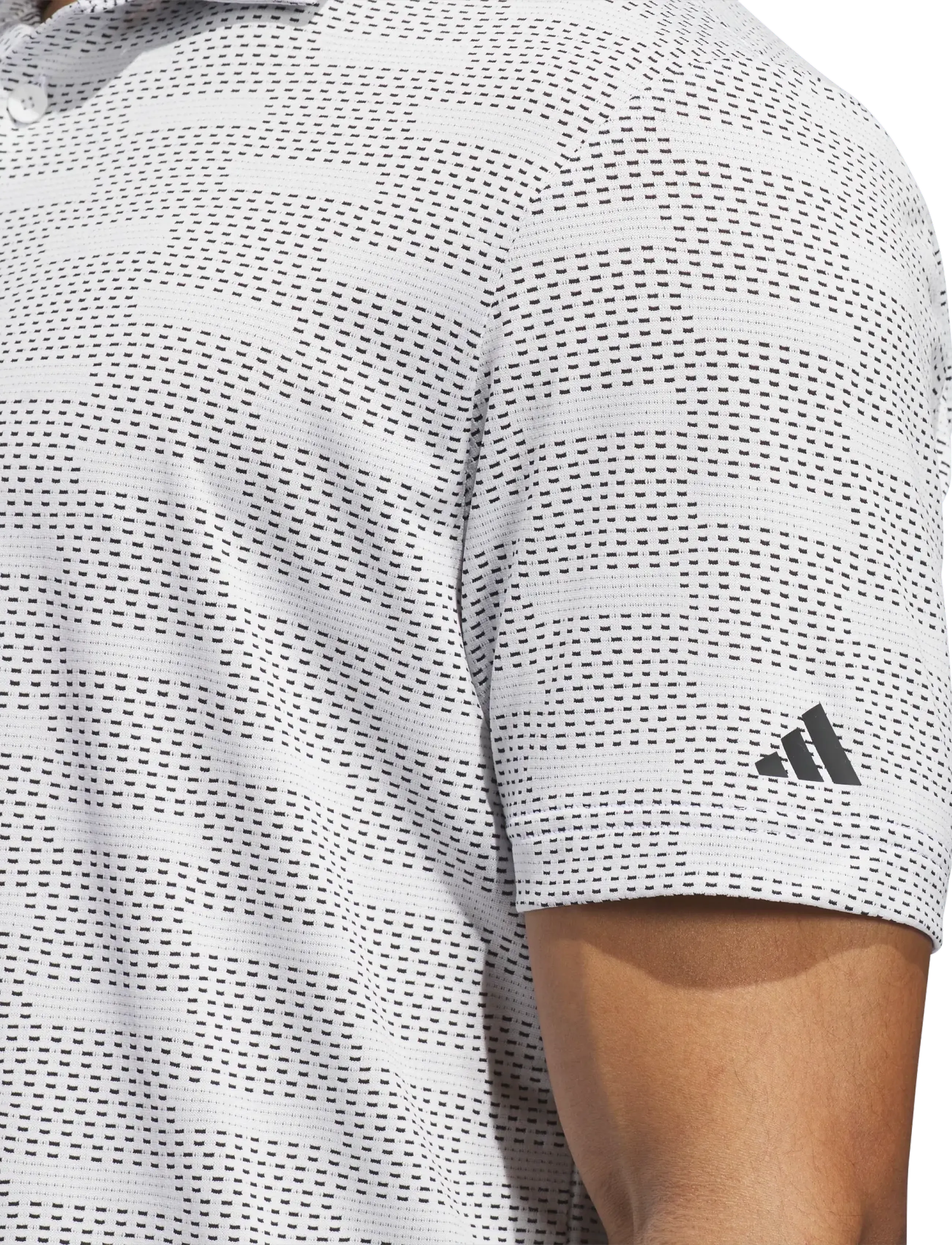 adidas Golf - ULT JACQUARD - oberteile & t-shirts - white - 5