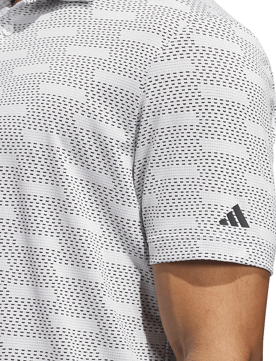 adidas Golf - ULT JACQUARD - oberteile & t-shirts - white - 5
