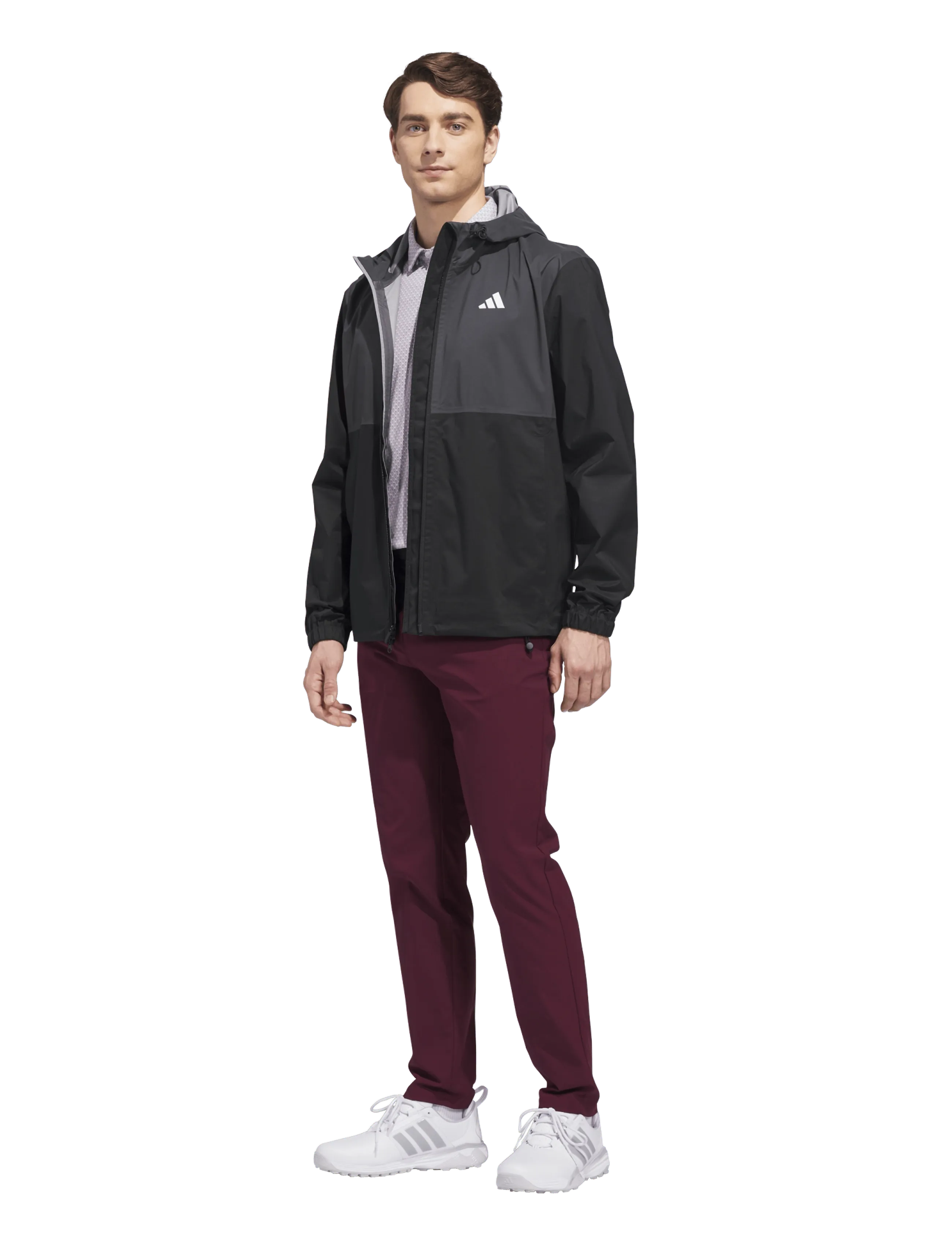 adidas Golf Ult Clmaprf Fz, S, Schwarz, Männerswear