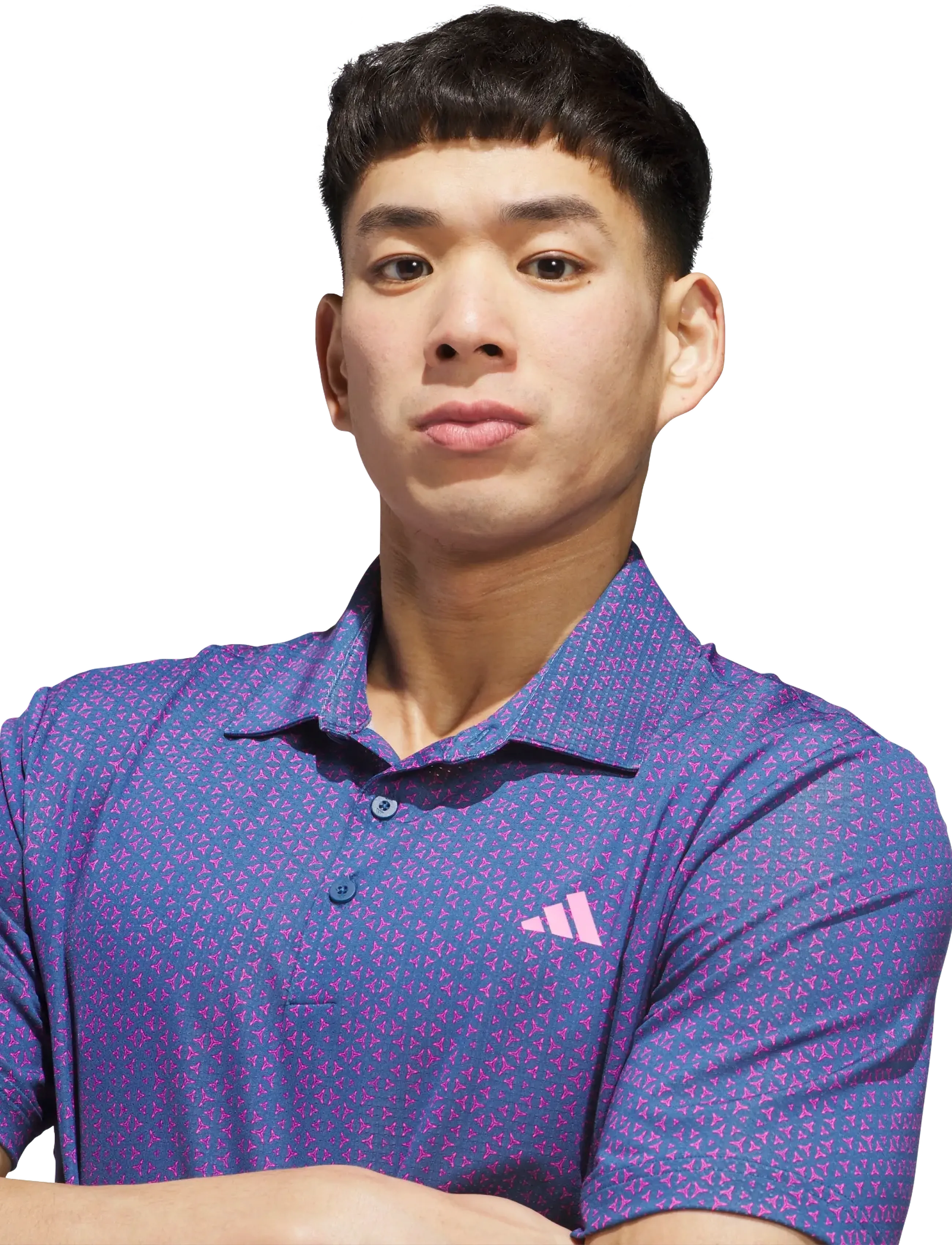 adidas Golf - ULT MSH CL PRT2 - polos - dupe/lucpnk - 3