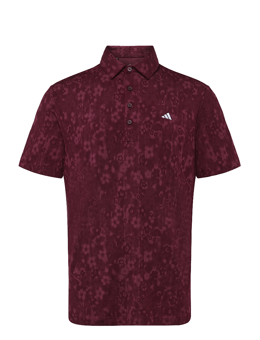 adidas Golf - ULT+ BTTR PRINT - polos - maroon - 1