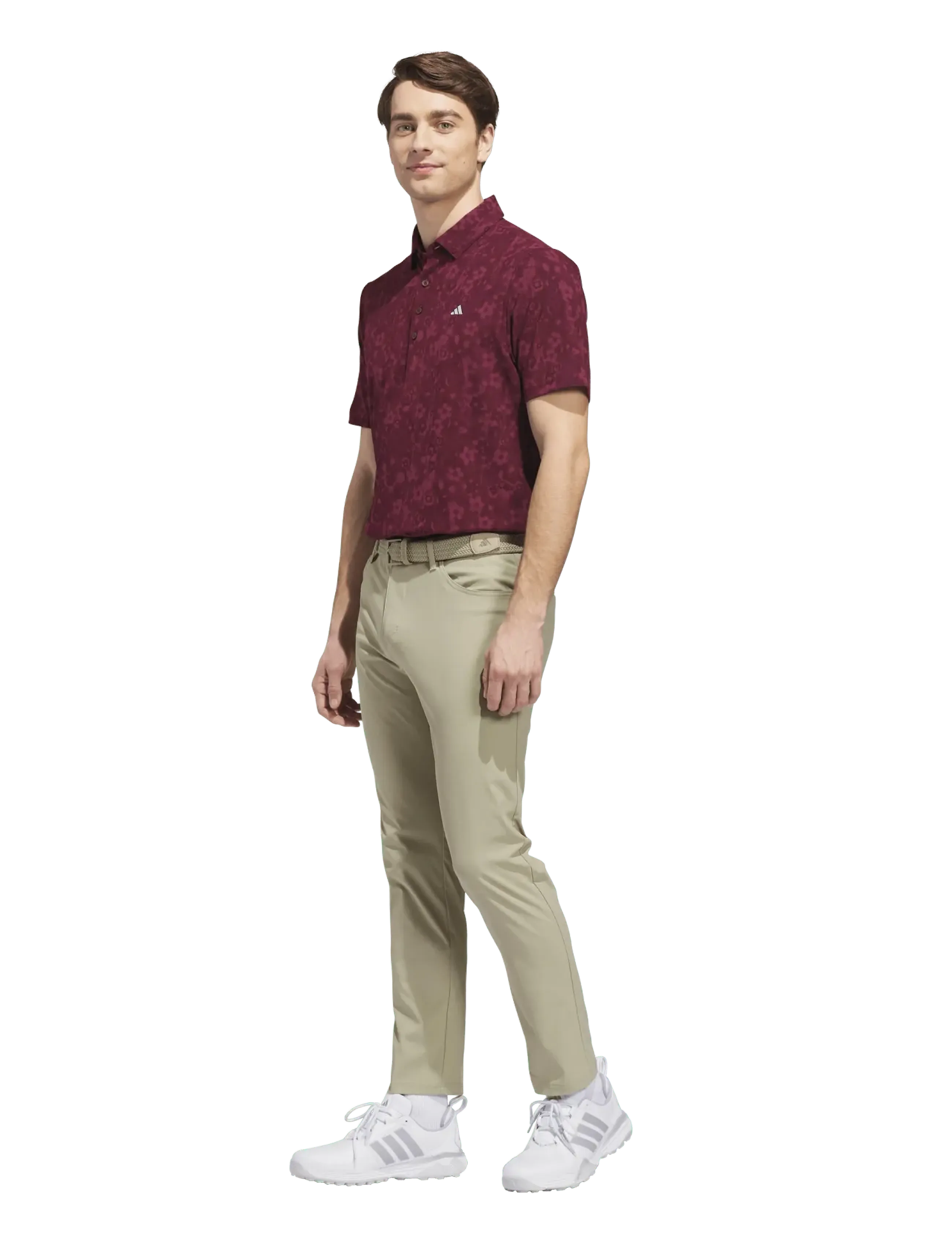 adidas Golf ULT+ BTTR PRINT - Polo Shirts - MAROON / burgundy