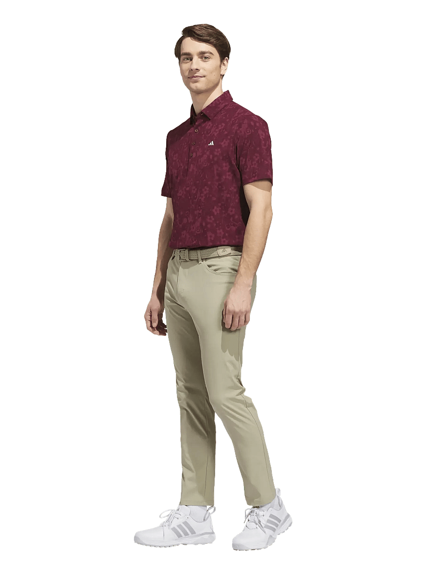adidas Golf - ULT+ BTTR PRINT - polos - maroon - 0