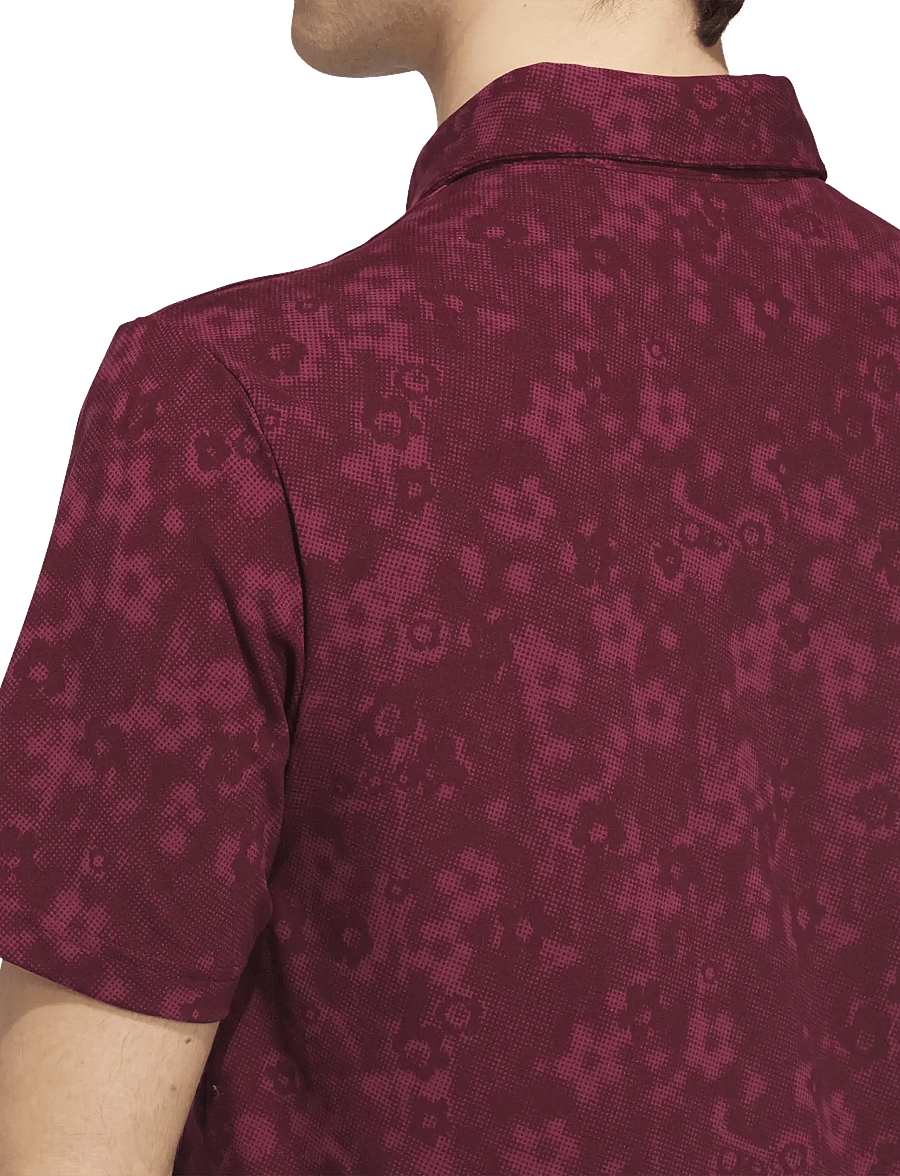 adidas Golf - ULT+ BTTR PRINT - polos - maroon - 4