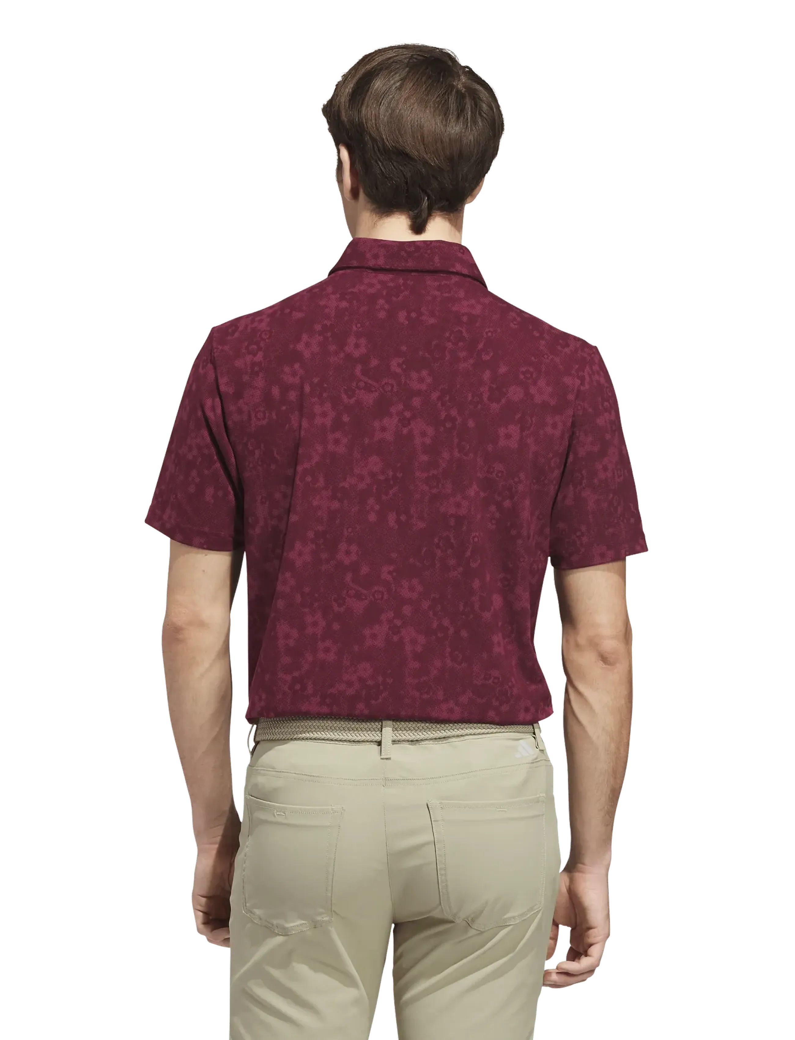 adidas Golf - ULT+ BTTR PRINT - polos - maroon - 5