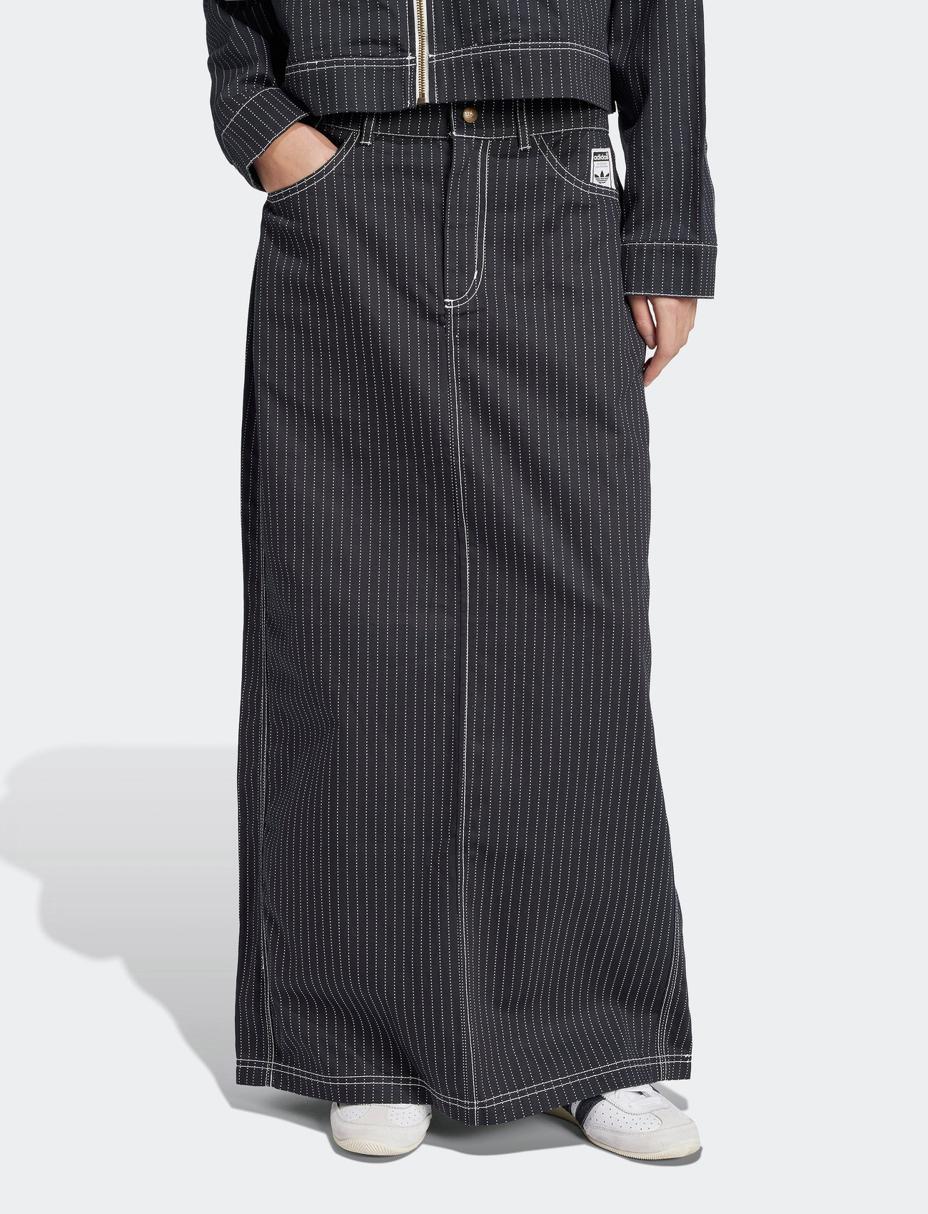 adidas Originals Aop Maxi Skirt - Black - 26"
