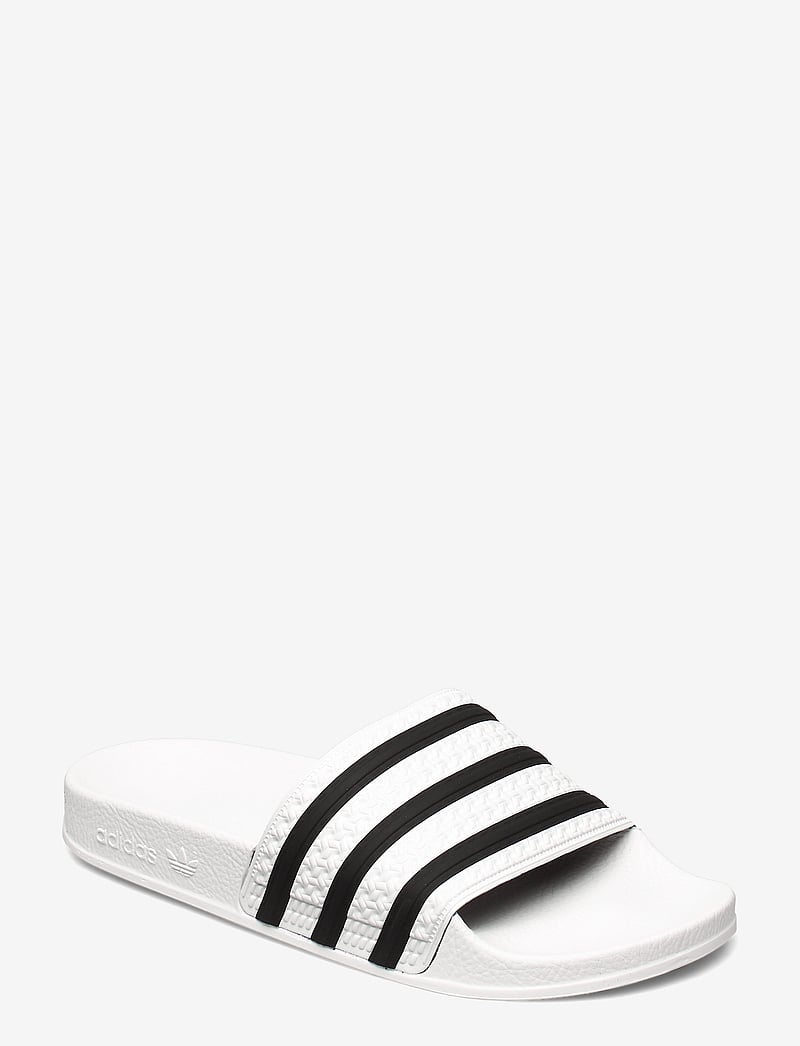 adidas Originals - ADILETTE - badesko & badesandaler - white/cblack/white - 0