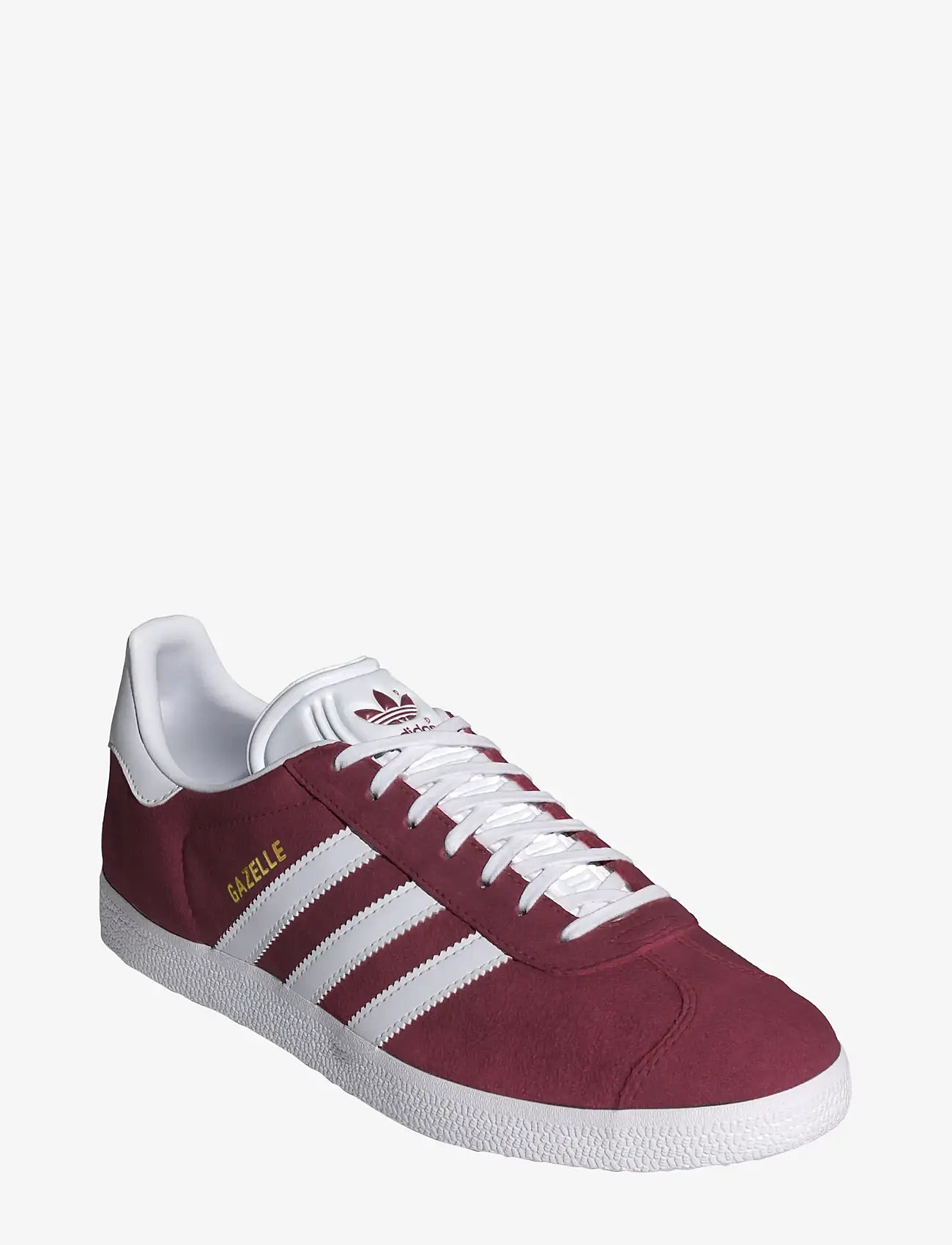 adidas Originals - GAZELLE - niedriger schnitt - cburgu/ftwwht/goldmt - 0