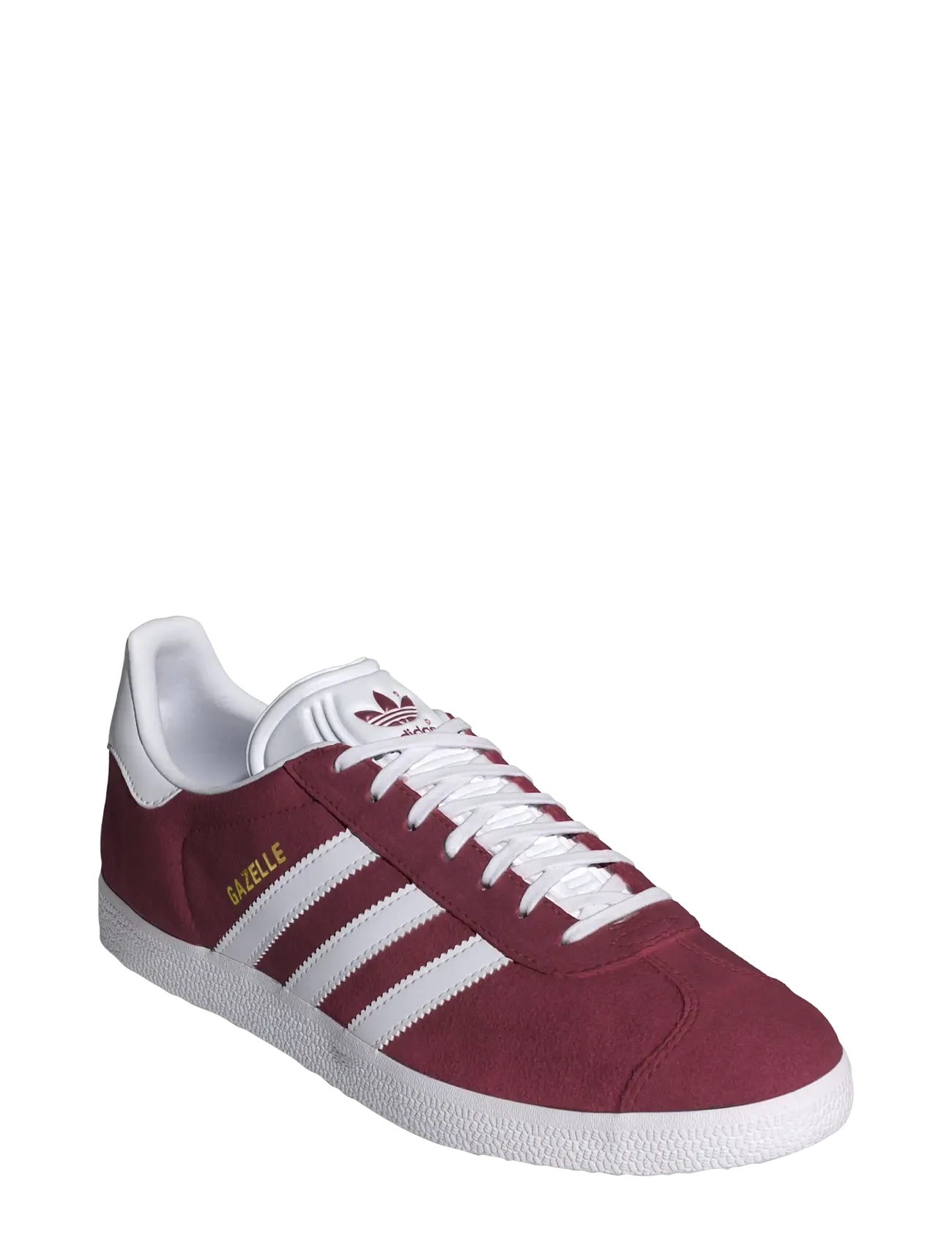 adidas Originals GAZELLE - adidas - CBURGU/FTWWHT/GOLDMT / red