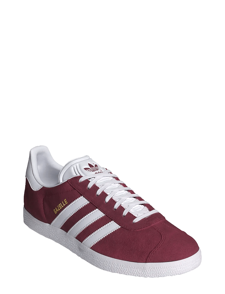 adidas Originals - GAZELLE - niedriger schnitt - cburgu/ftwwht/goldmt - 0