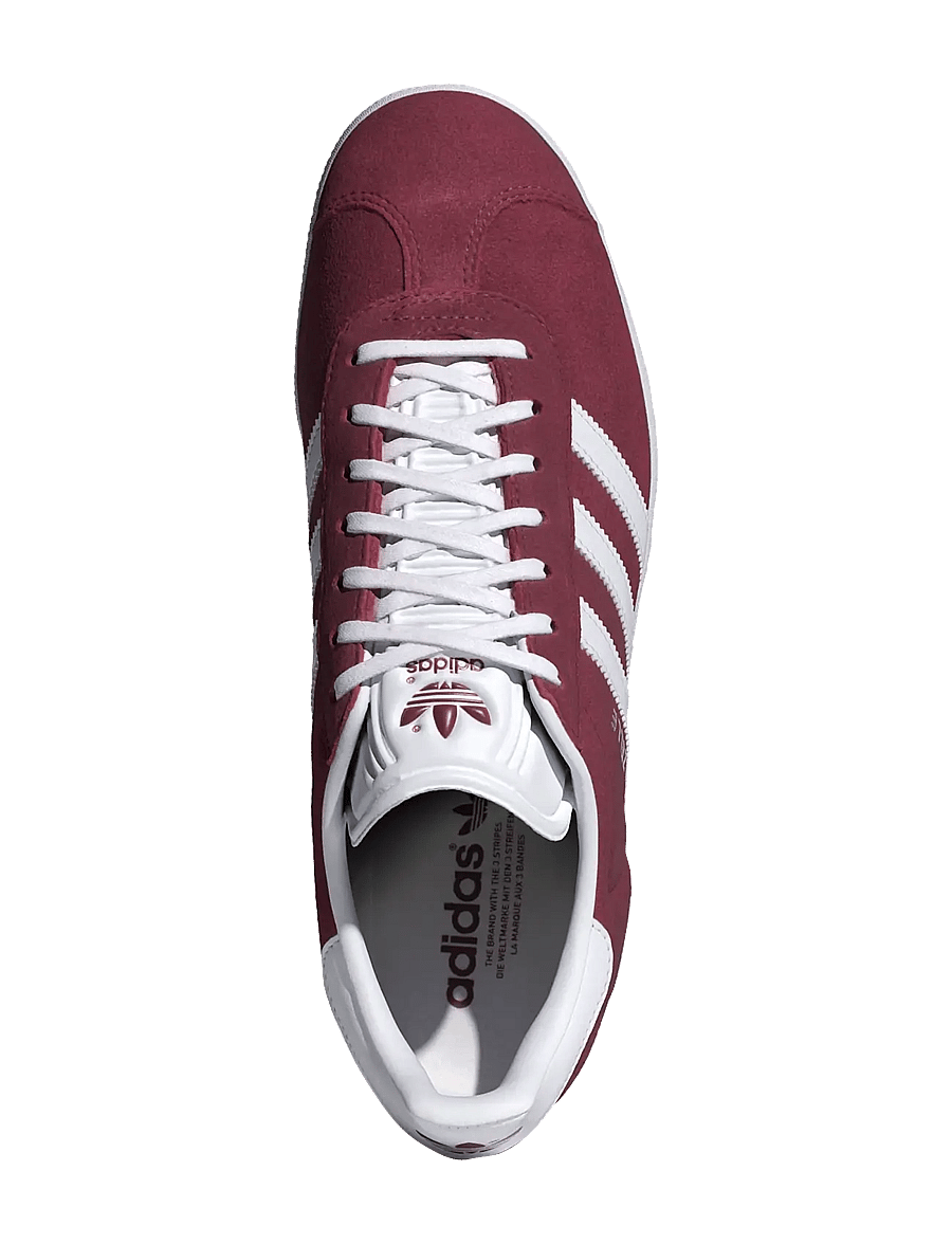 adidas Originals - GAZELLE - niedriger schnitt - cburgu/ftwwht/goldmt - 4