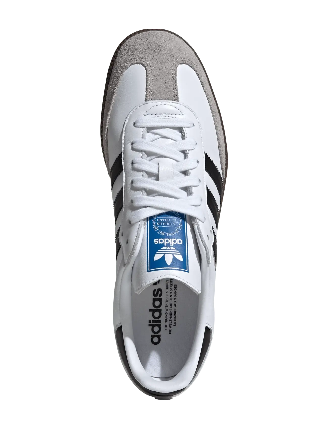 adidas Originals - SAMBA OG - przed kostkę - ftwwht/cblack/cgrani - 5