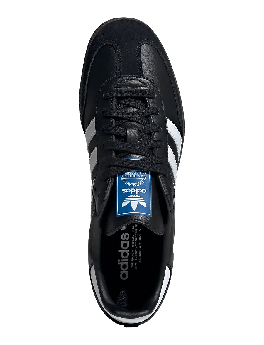 adidas Originals - SAMBA OG - niedriger schnitt - cblack/ftwwht/gum5 - 5