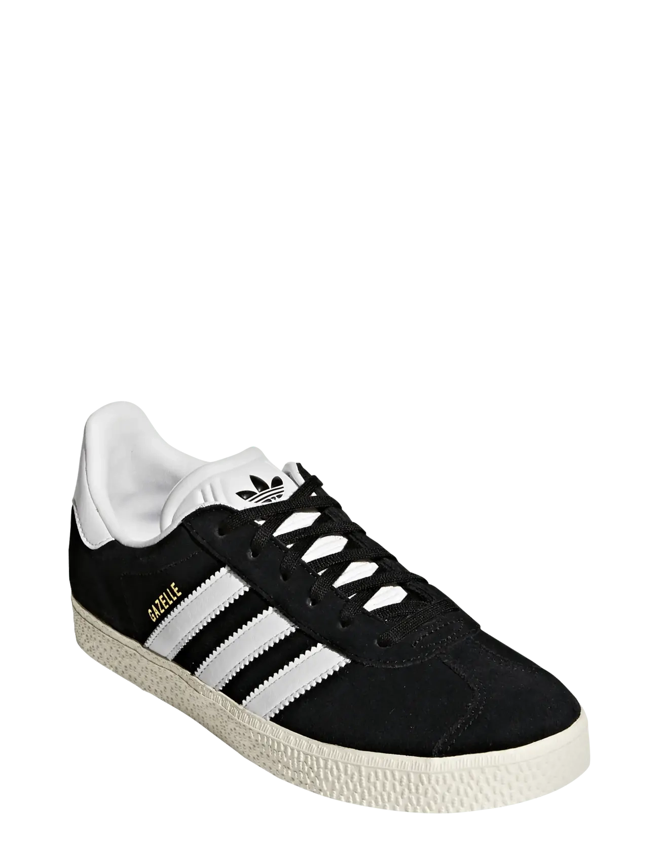 adidas Originals GAZELLE J - Sko - CBLACK/FTWWHT/GOLDMT / black