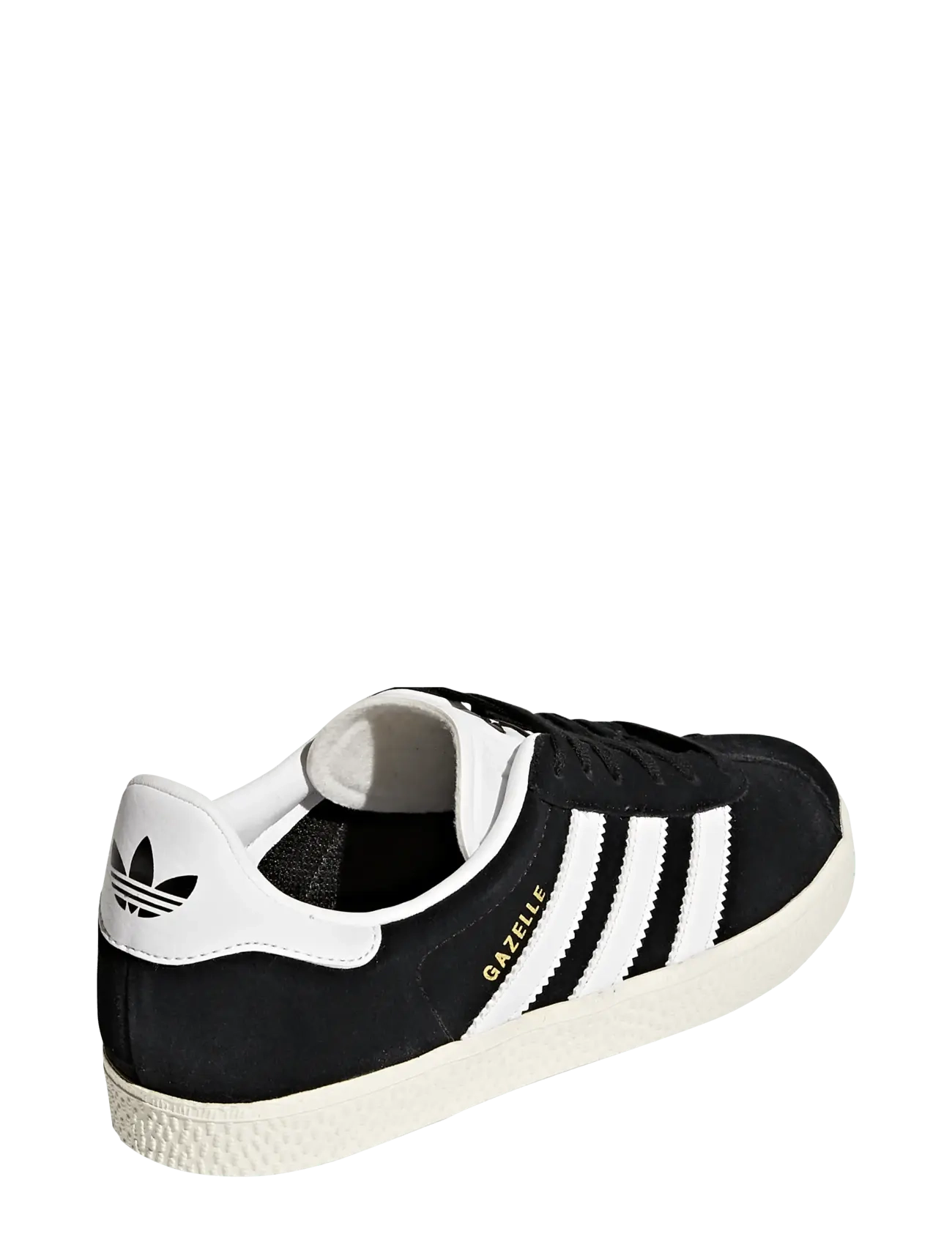 adidas Originals - GAZELLE J - low-top sneakers - cblack/ftwwht/goldmt - 3