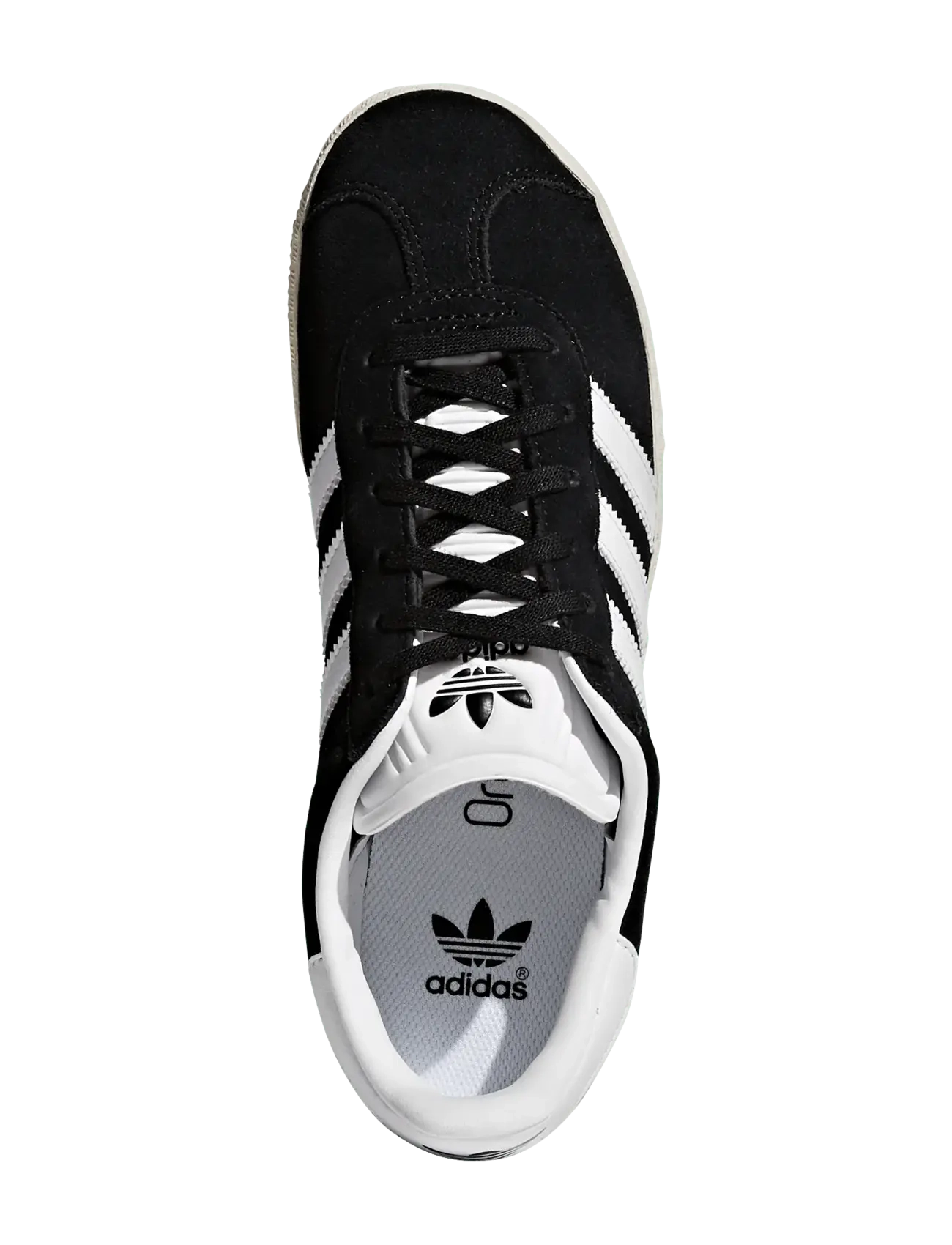 adidas Originals - GAZELLE J - low-top sneakers - cblack/ftwwht/goldmt - 4
