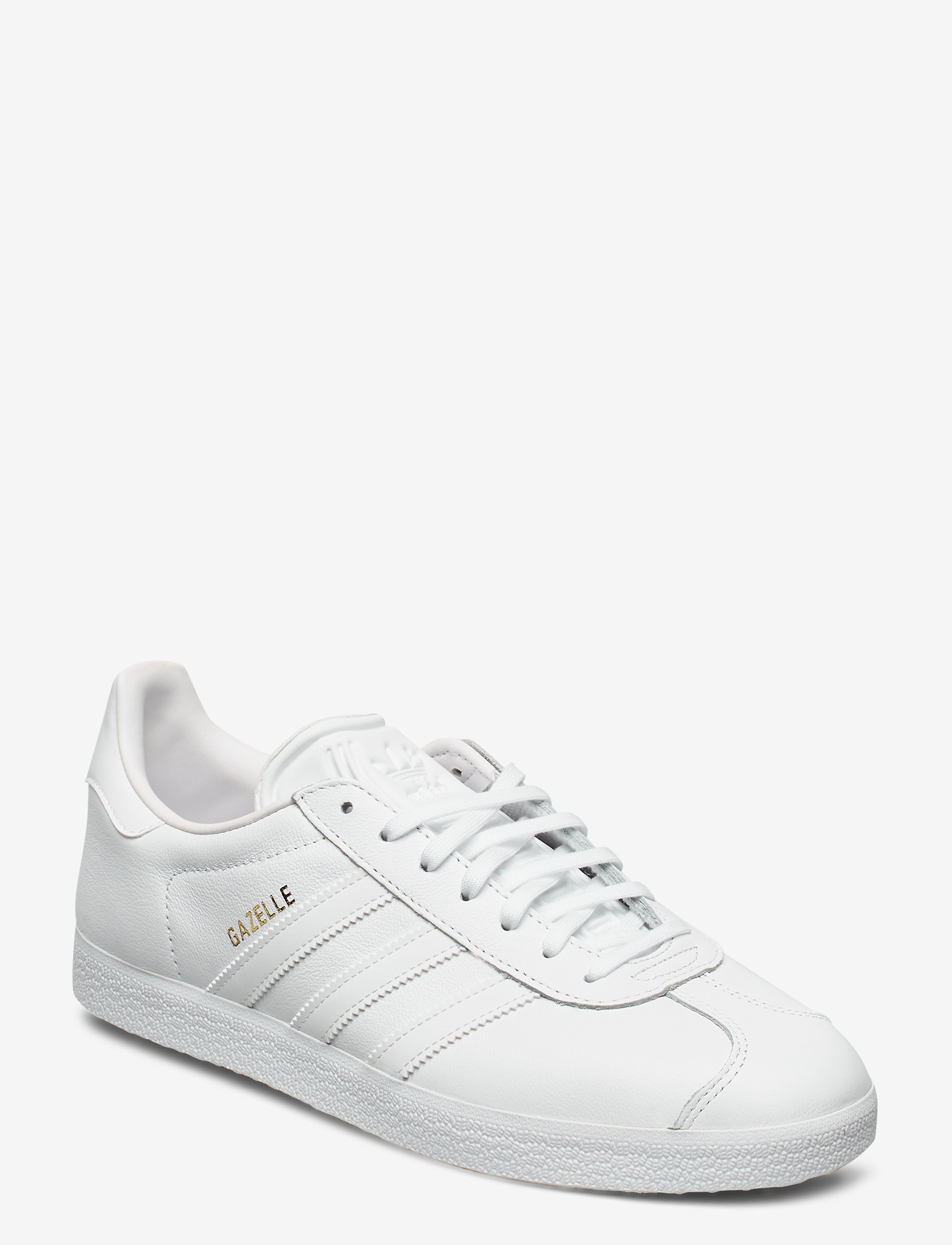 adidas Originals GAZELLE - Tennarit - FTWWHT/FTWWHT/GOLDMT / white
