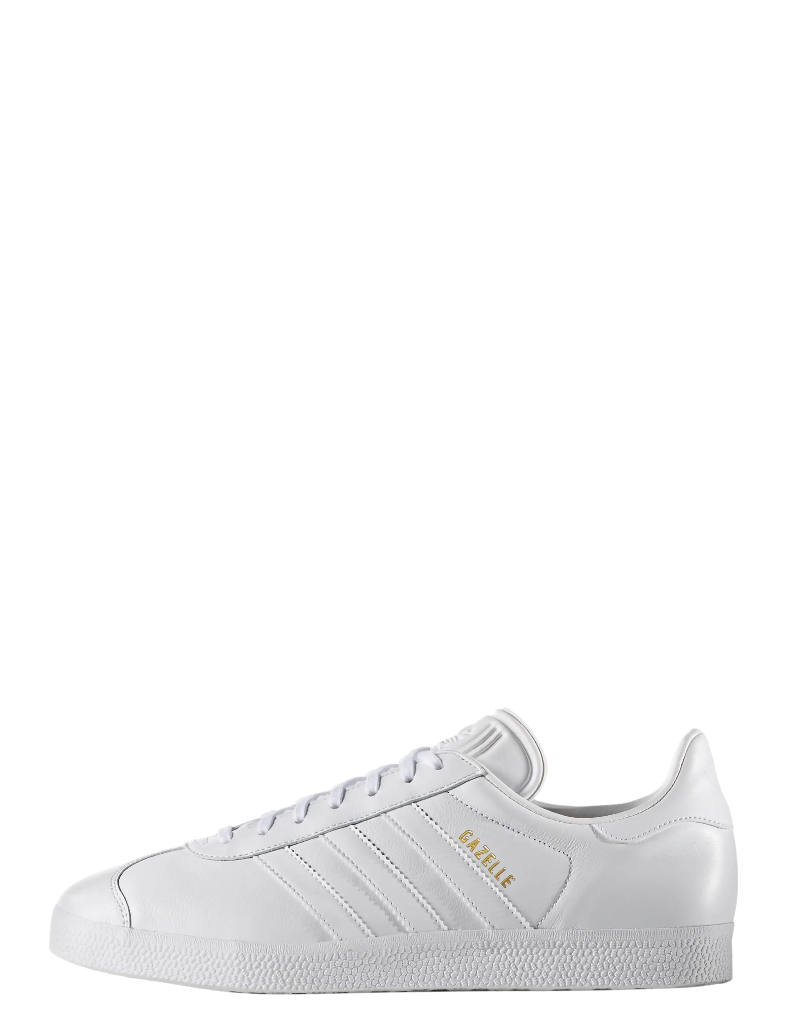 adidas Originals - GAZELLE - kõrge säärega tossud - ftwwht/ftwwht/goldmt - 1
