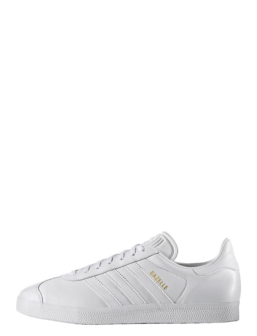 adidas Originals - GAZELLE - kõrge säärega tossud - ftwwht/ftwwht/goldmt - 1