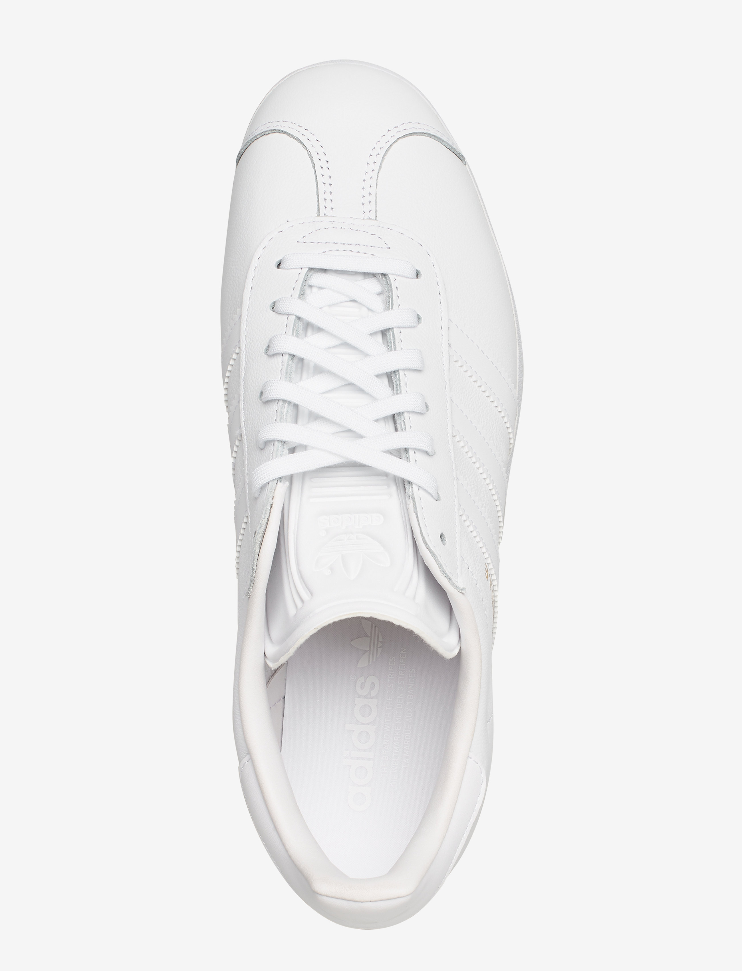 adidas Originals - GAZELLE - baskets basses - ftwwht/ftwwht/goldmt - 3