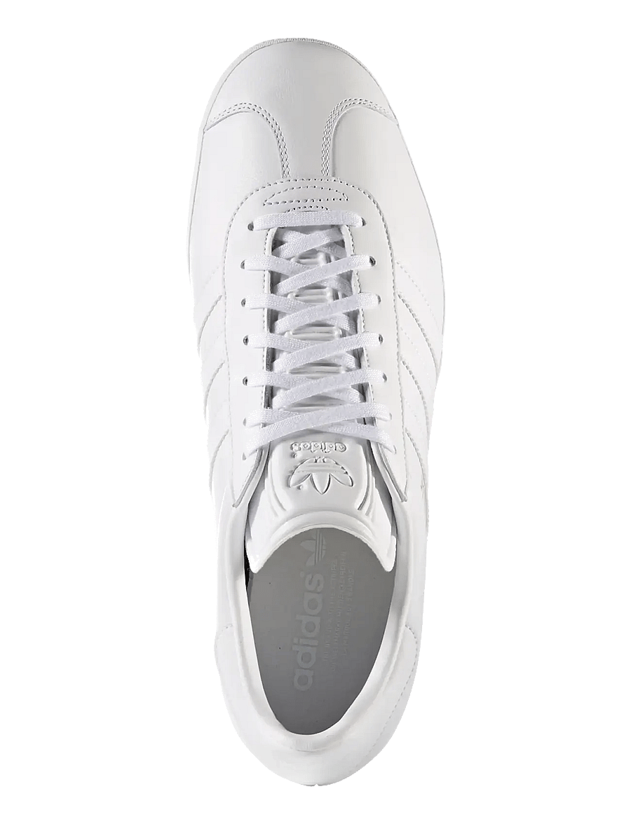 adidas Originals - GAZELLE - kõrge säärega tossud - ftwwht/ftwwht/goldmt - 4