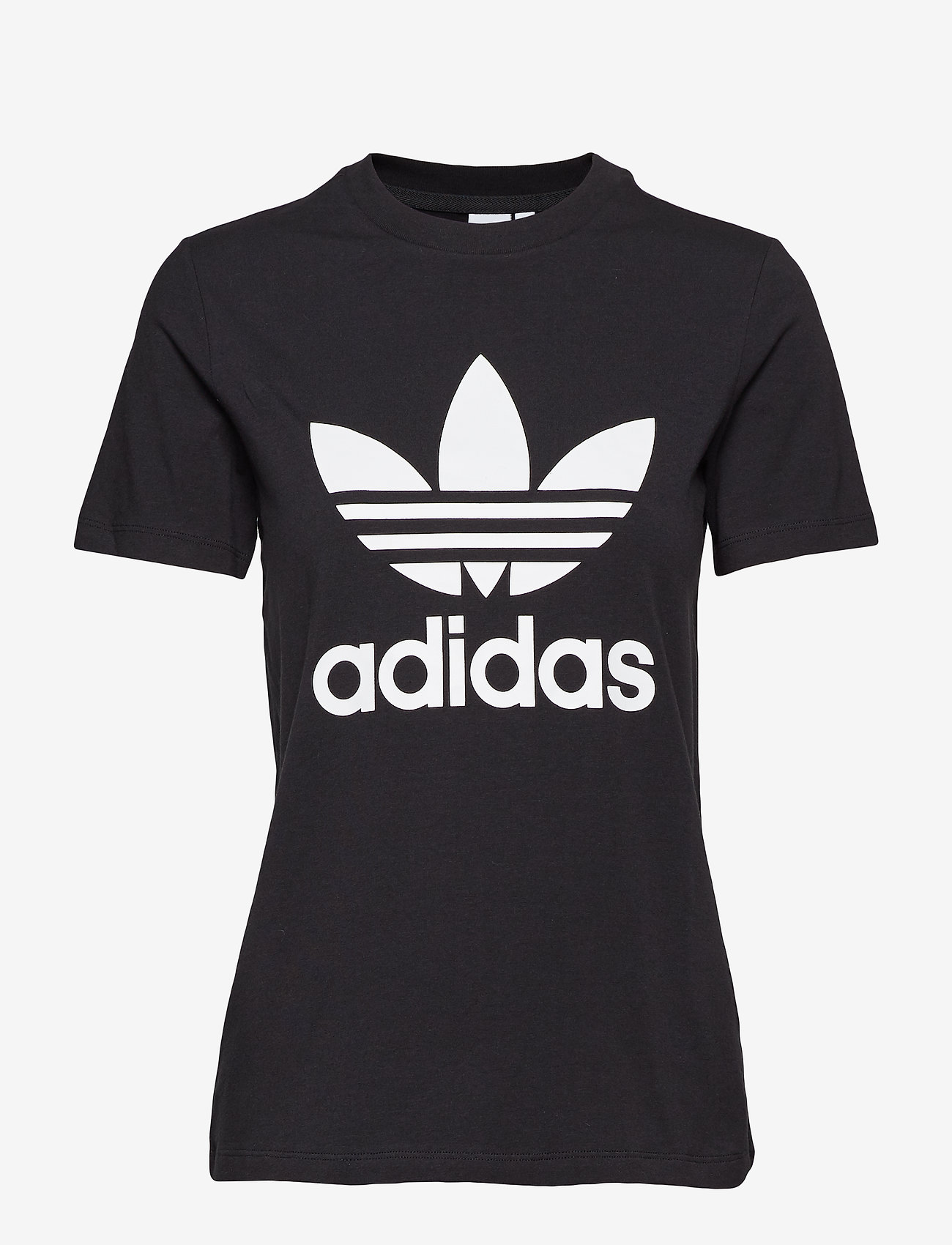 adidas Originals - TREFOIL TEE - black/white - 0