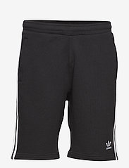 adidas Originals - 3-Stripes Sweat Shorts - najniższe ceny - black - 0
