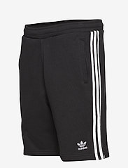 adidas Originals - 3-Stripes Sweat Shorts - najniższe ceny - black - 3