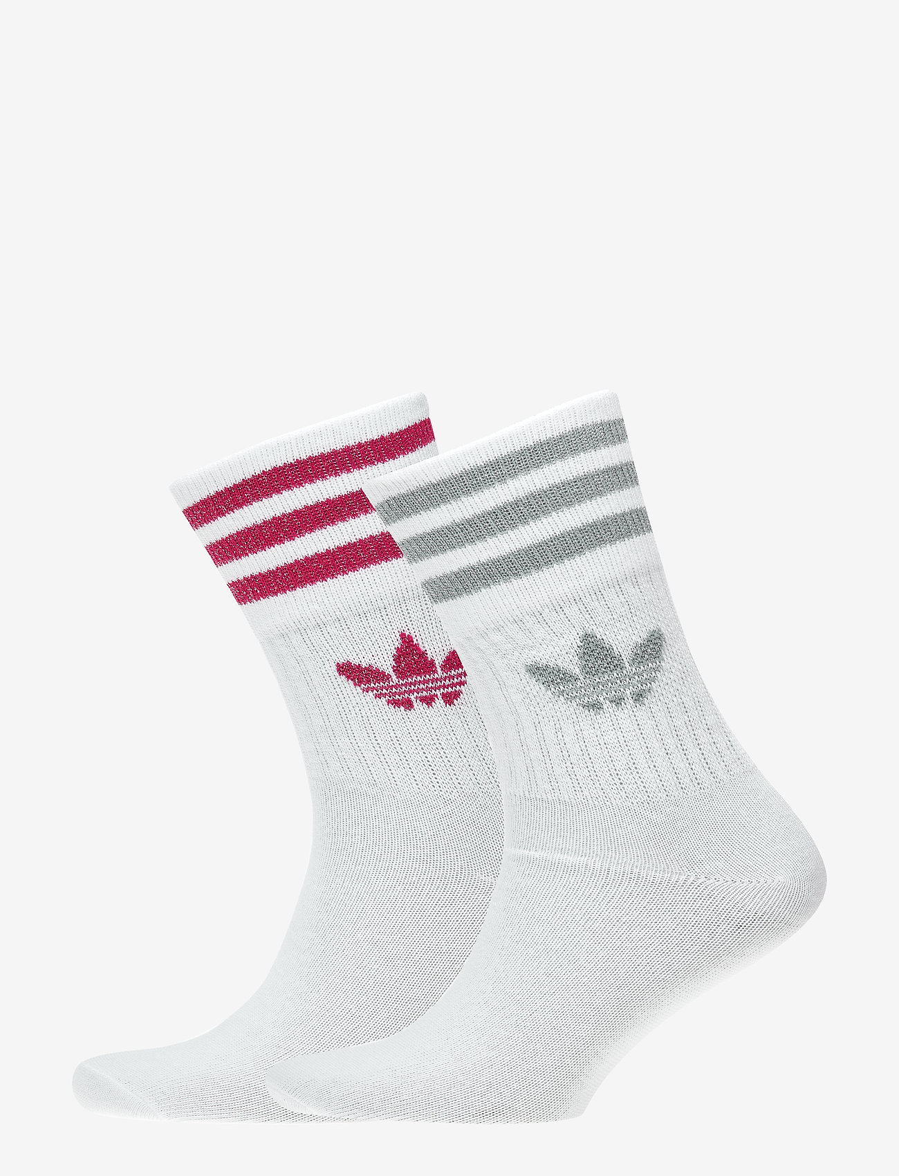 adidas Originals - MID CUT GLT SCK - white/enepnk/silvmt - 0