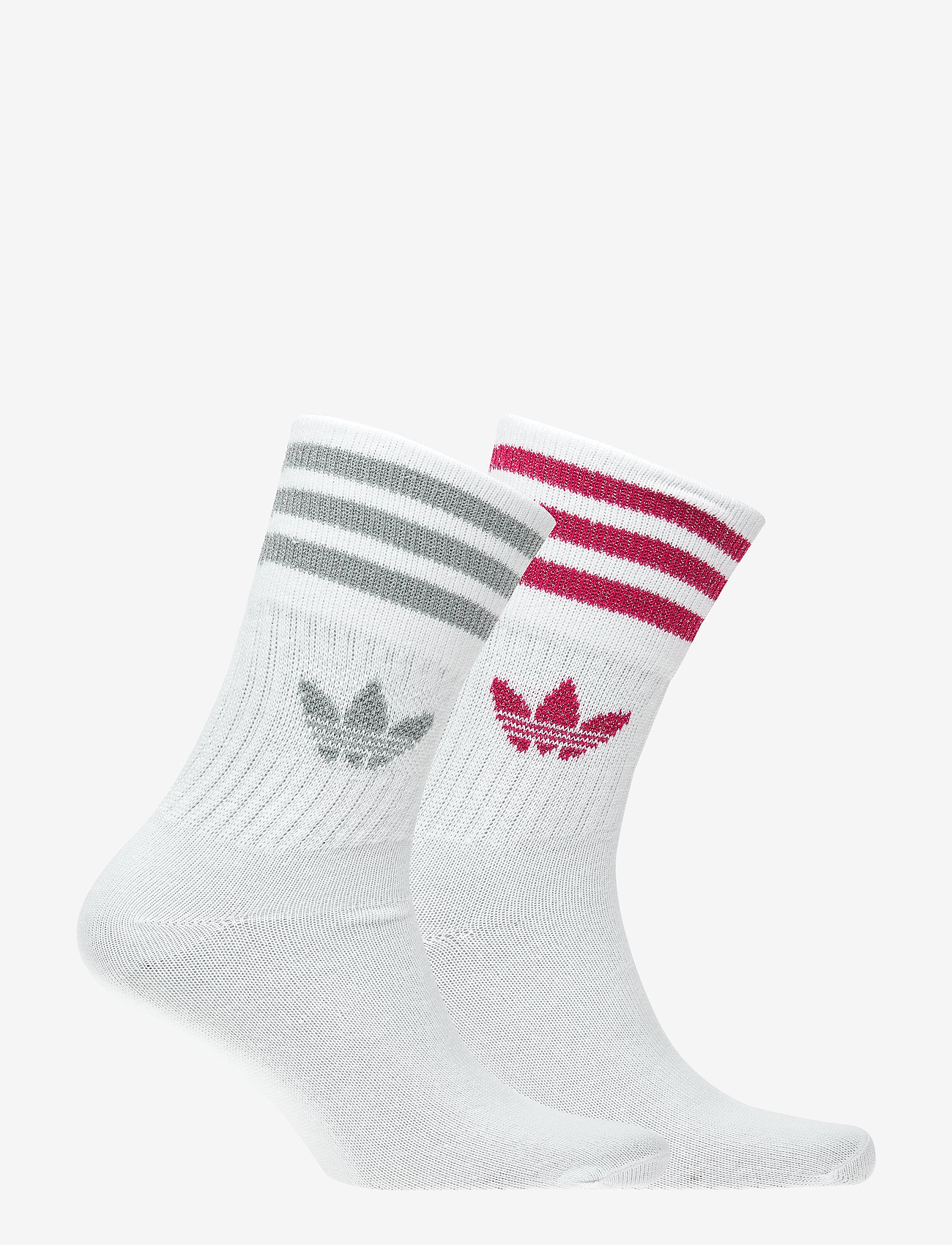 adidas Originals - MID CUT GLT SCK - white/enepnk/silvmt - 1