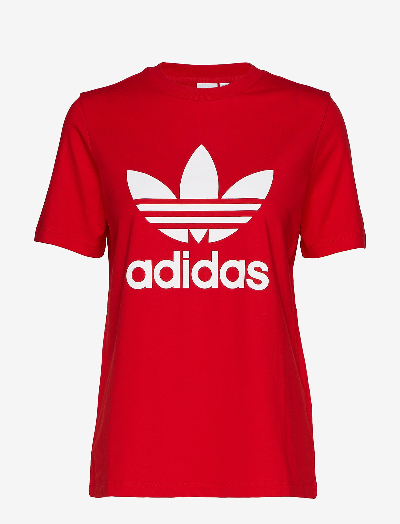 adidas Originals - TREFOIL TEE - scarle - 0