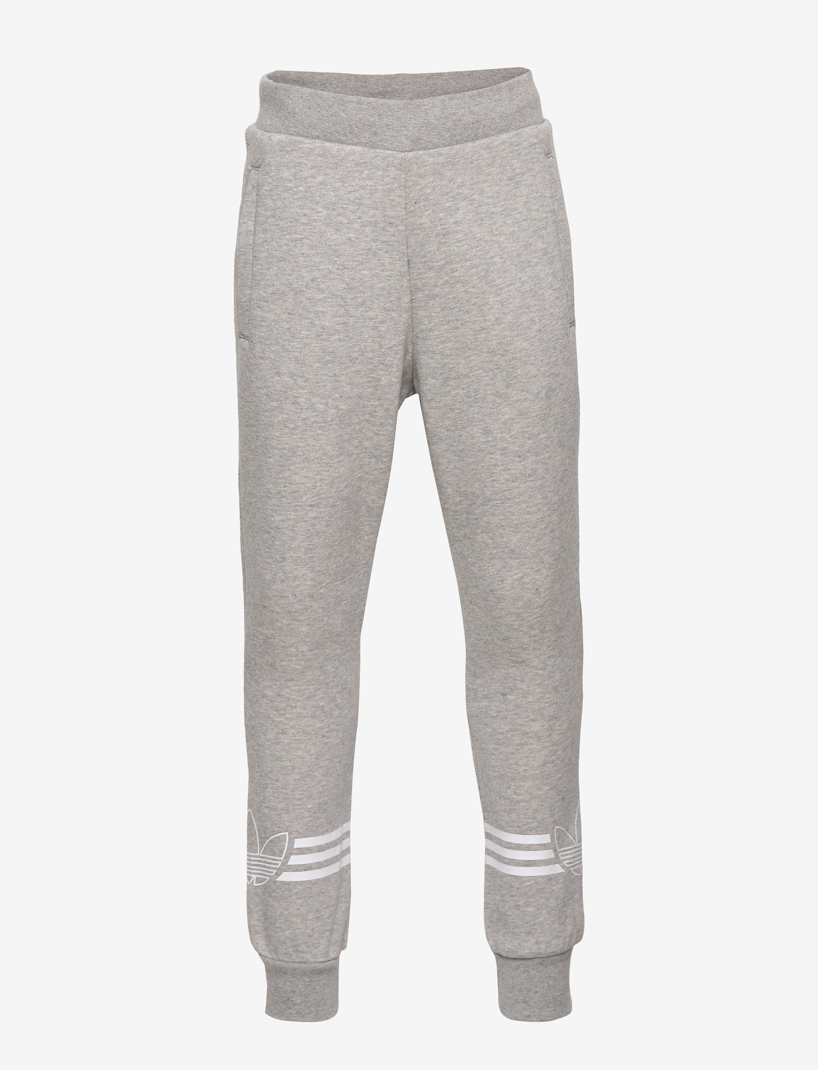 adidas Originals - OUTLINE CREW - mgreyh/white - 2