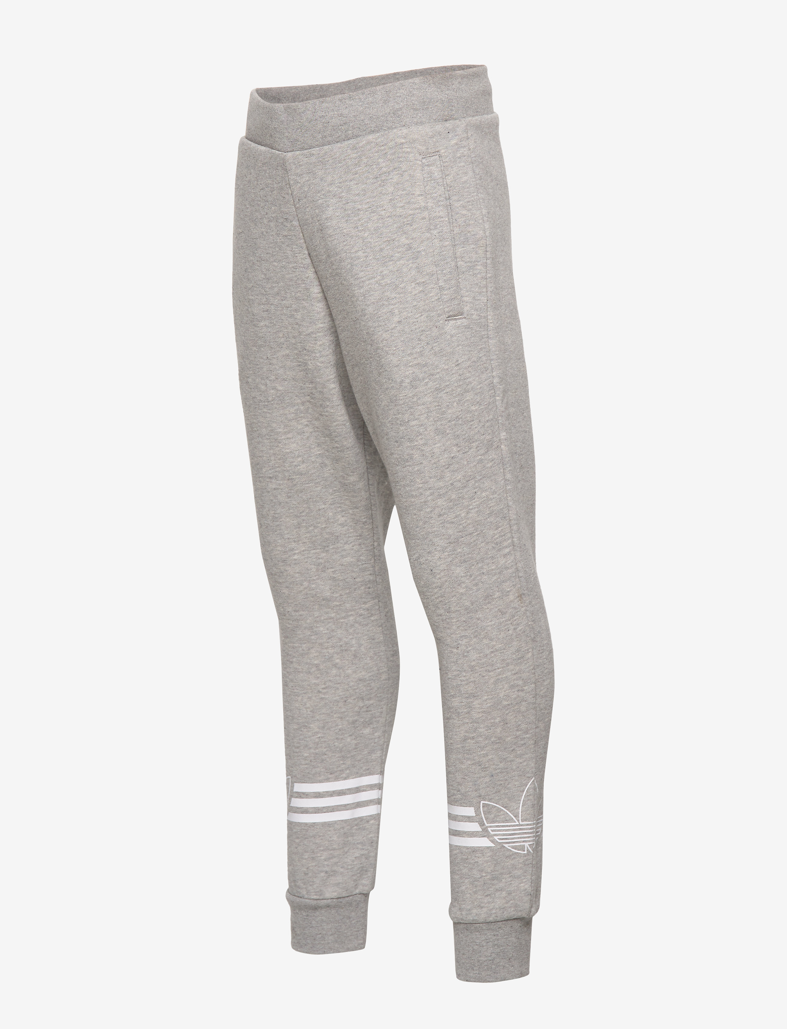 adidas Originals - OUTLINE CREW - mgreyh/white - 4