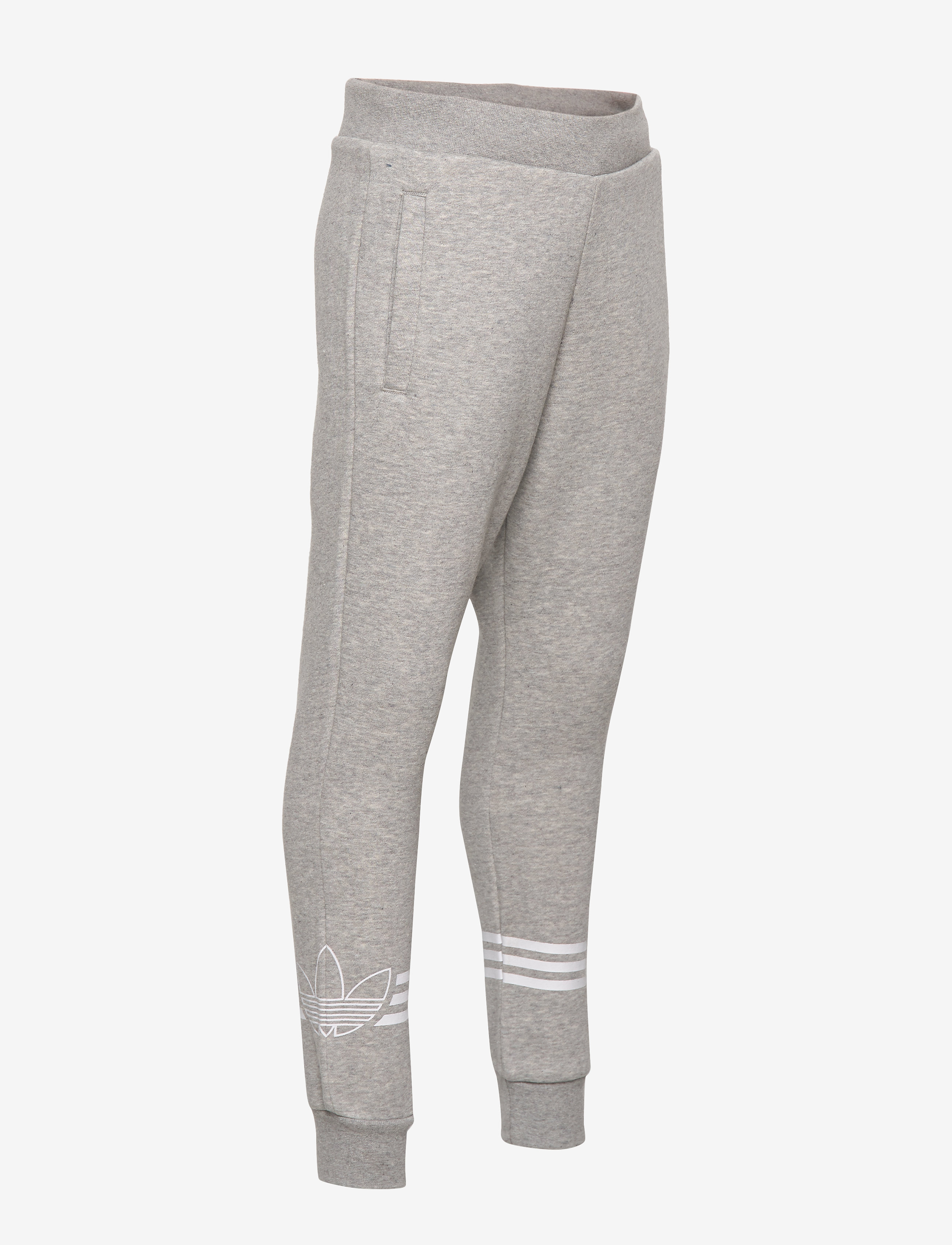 adidas Originals - OUTLINE CREW - mgreyh/white - 5