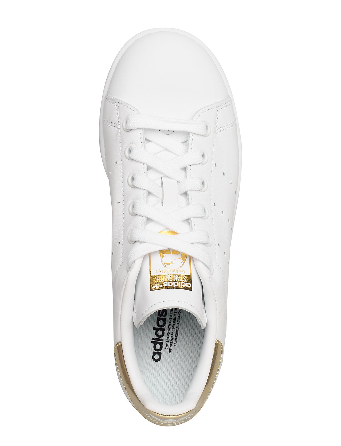 adidas Originals - STAN SMITH W - baskets basses - ftwwht/ftwwht/goldmt - 3